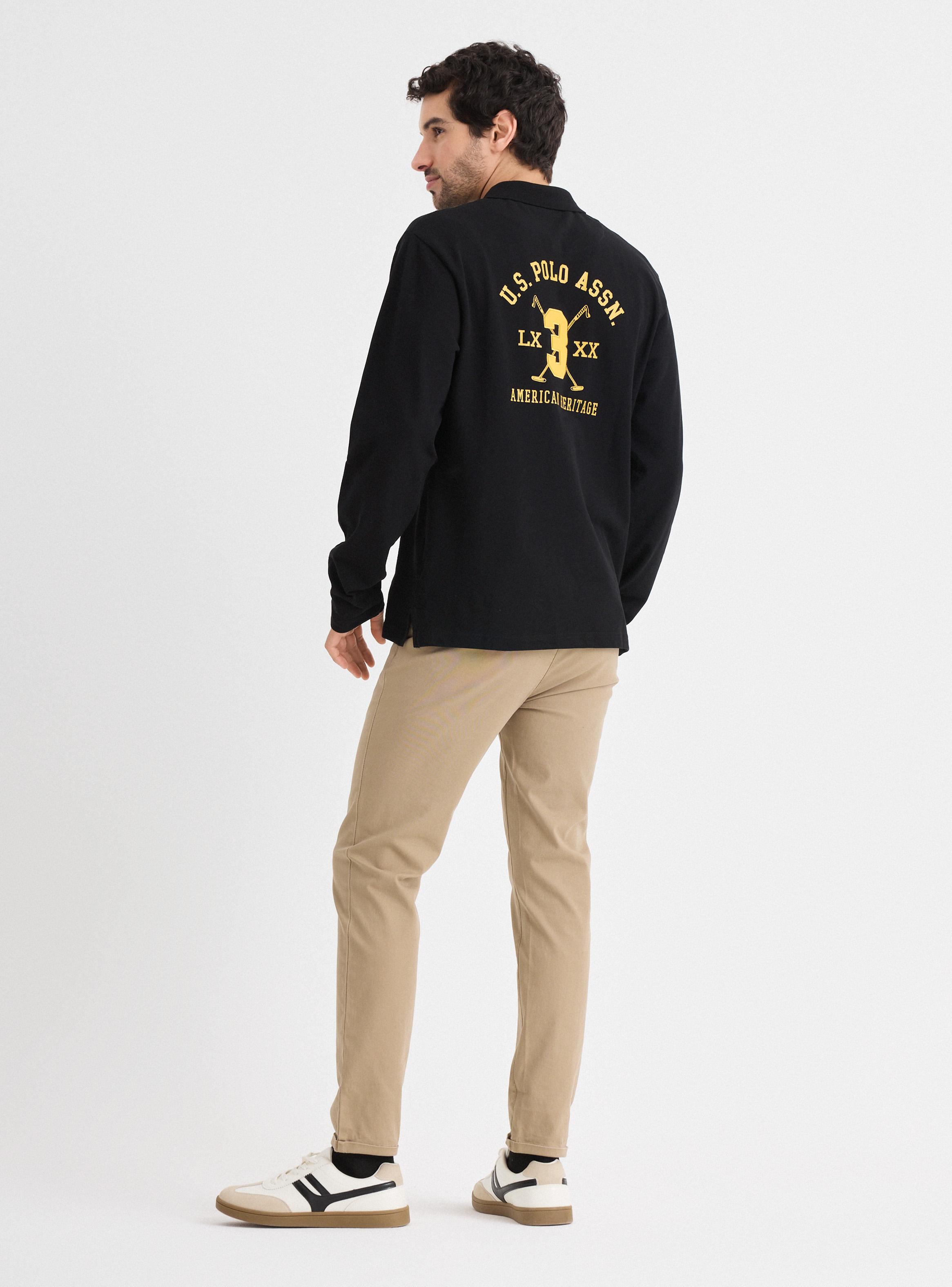 Polera Pique Manga Larga Regular Fit-5