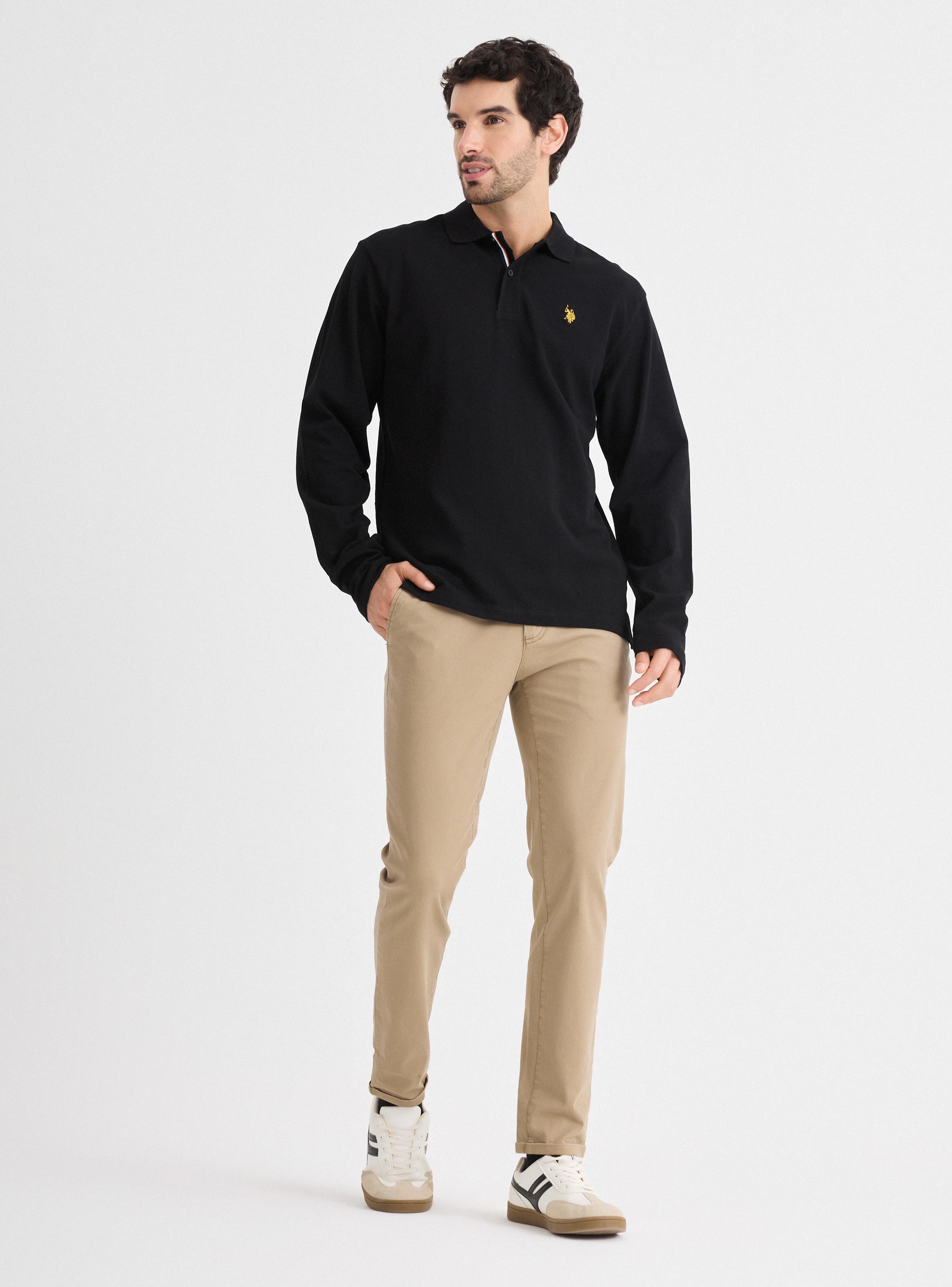 Polera Pique Manga Larga Regular Fit-4