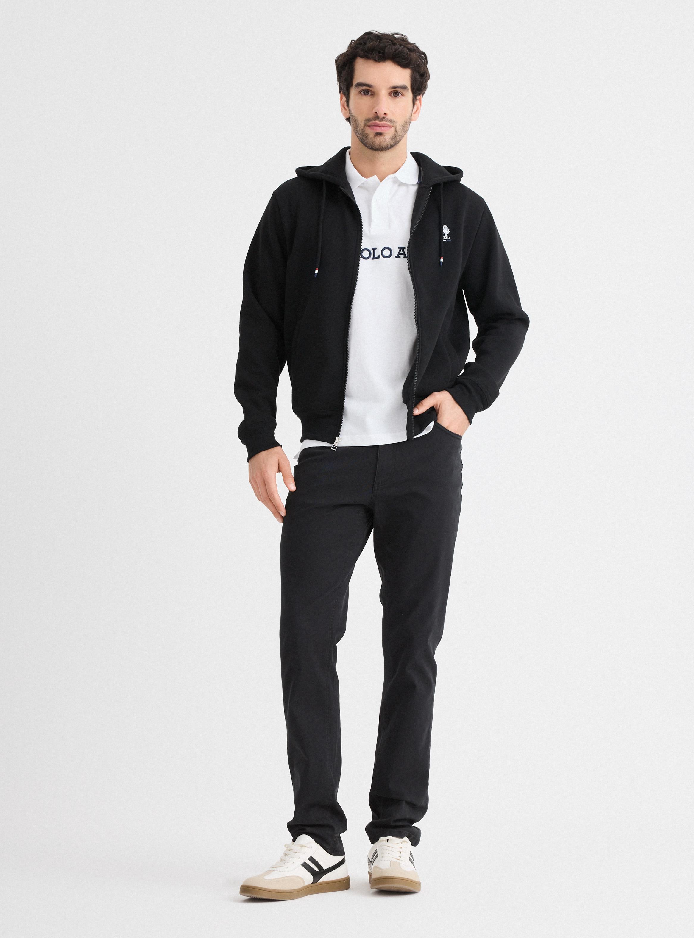 Polerón Cierre Completo Logo Bordado-4