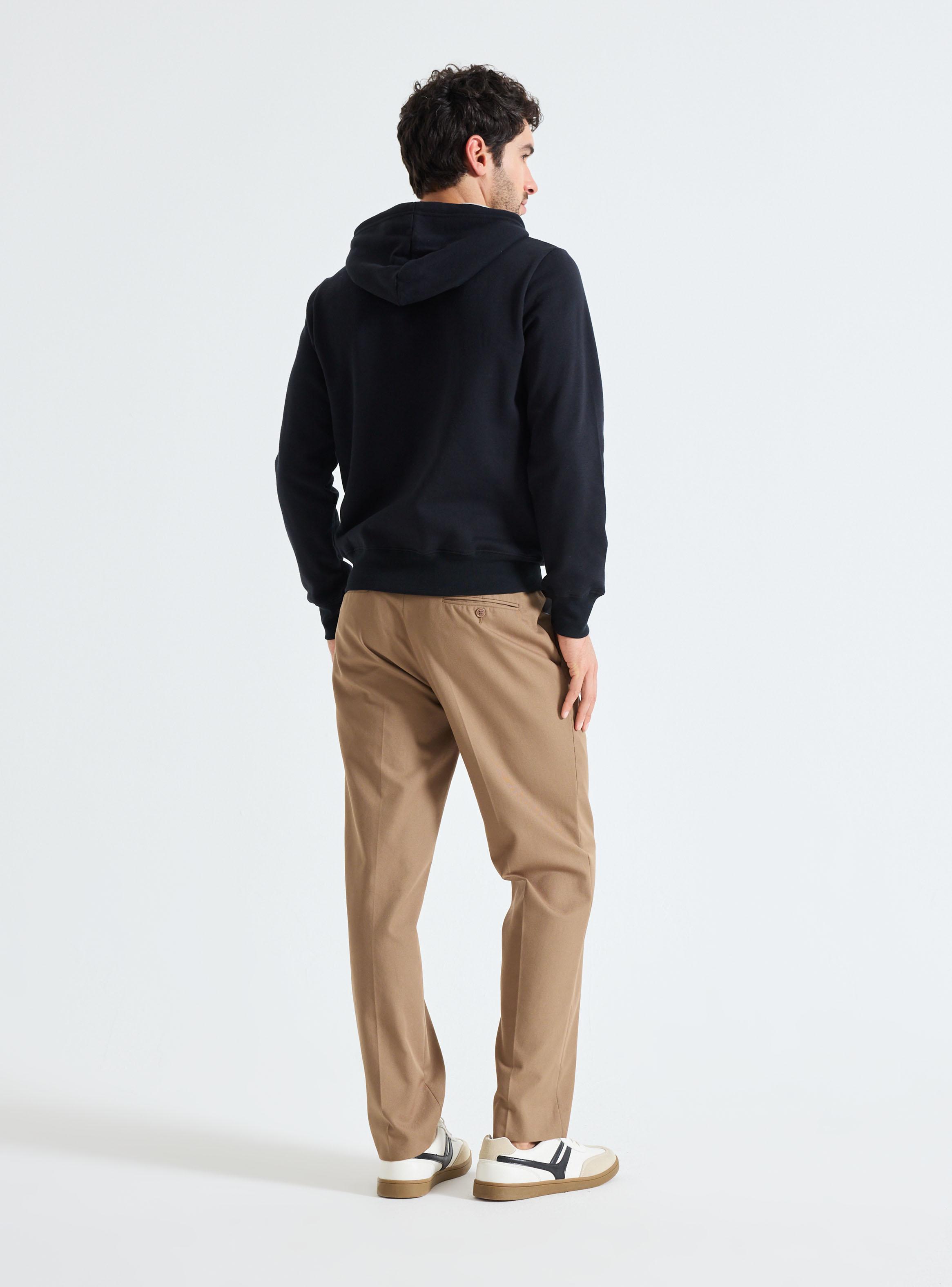 Polerón Hoodie Bordado Frontal Fleece-5