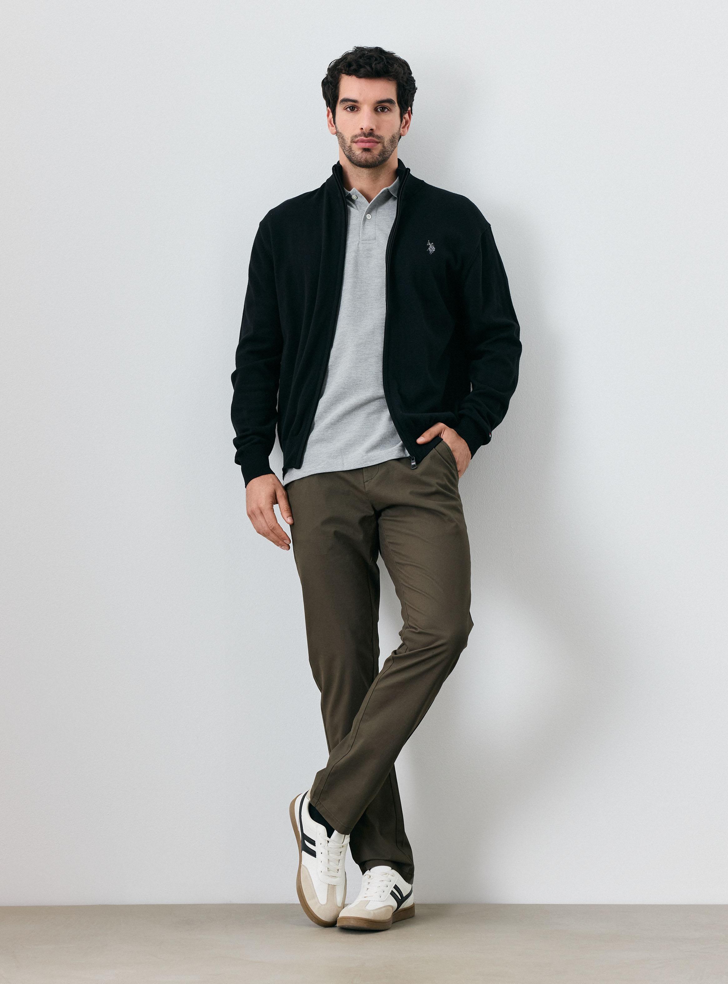 Sweater Full Zipper Casual-4