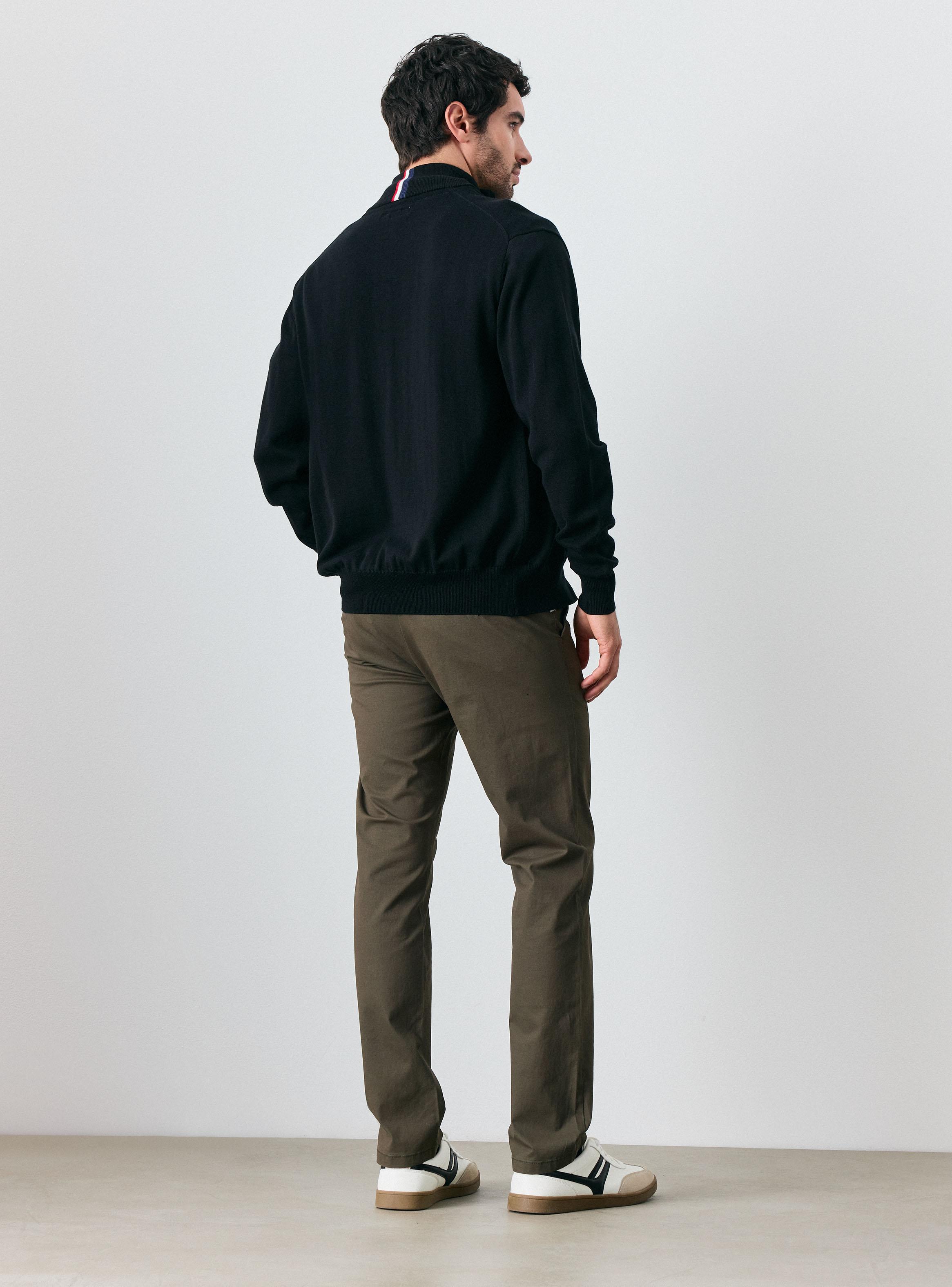 Sweater Full Zipper Casual-5