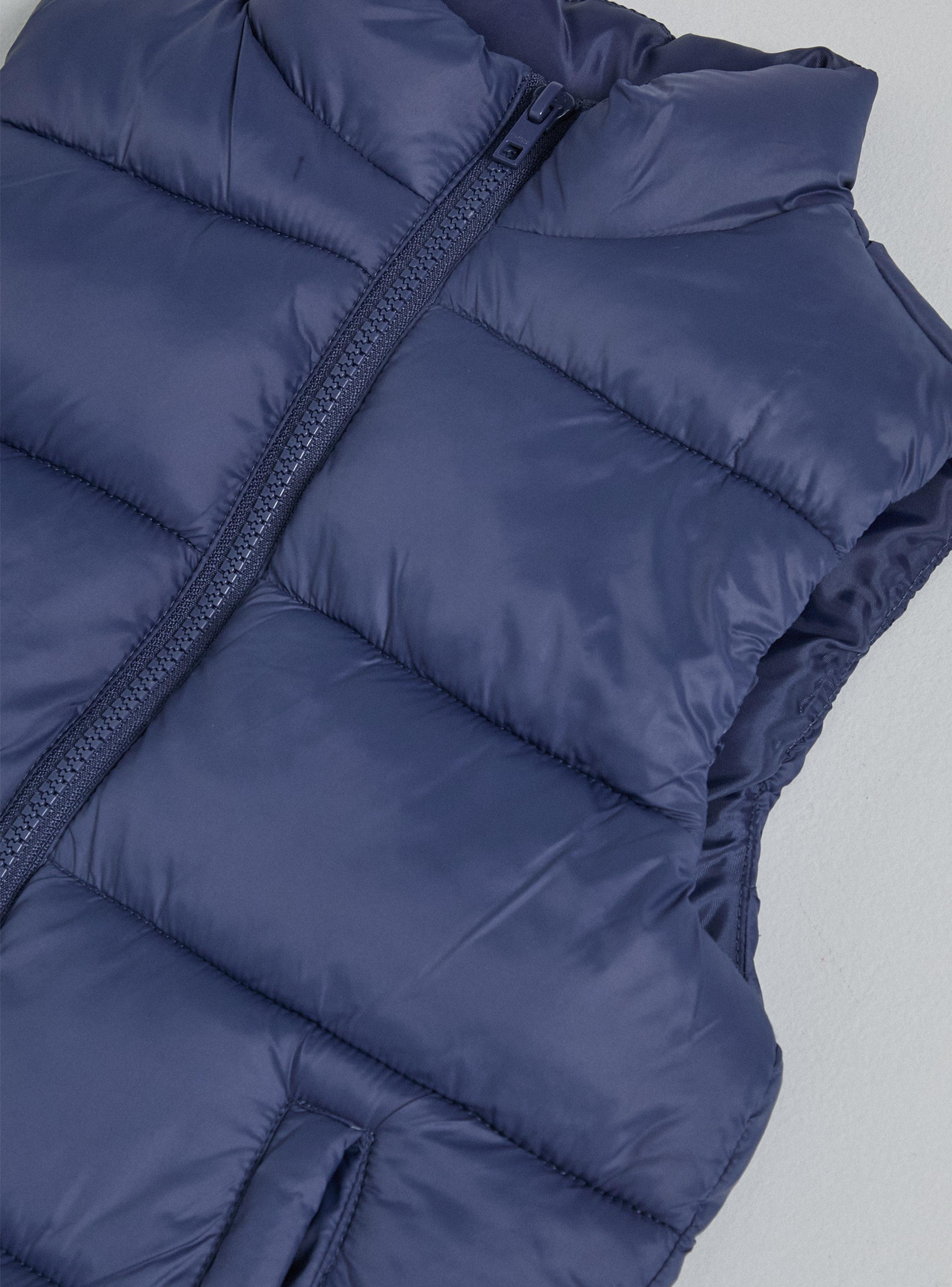 Parka sin Mangas Diseño Liso-3