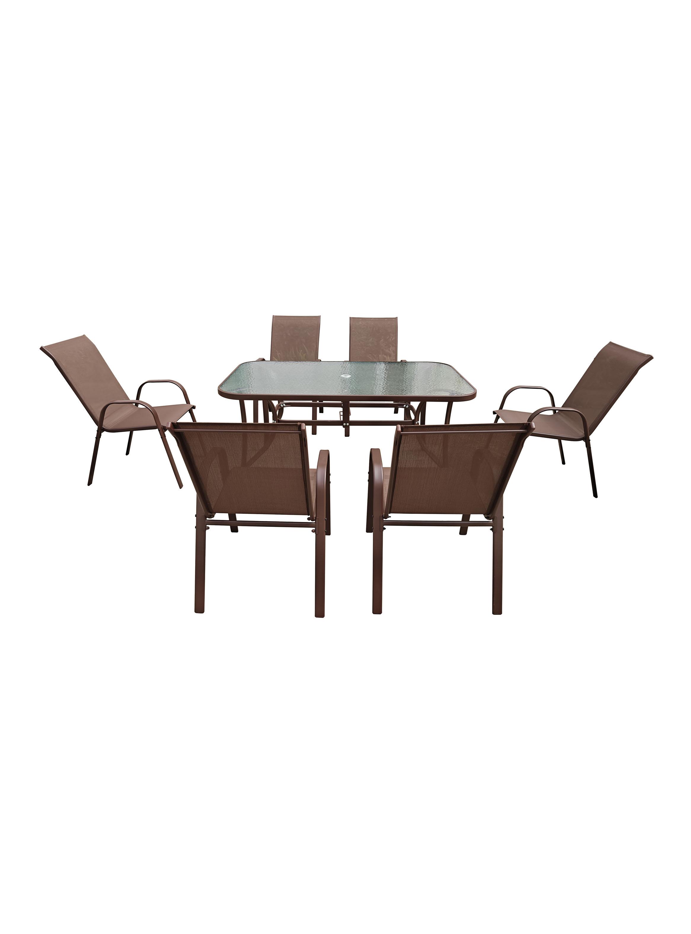 Juego De Comedor Terraza 6 Sillas Fiorentino-4