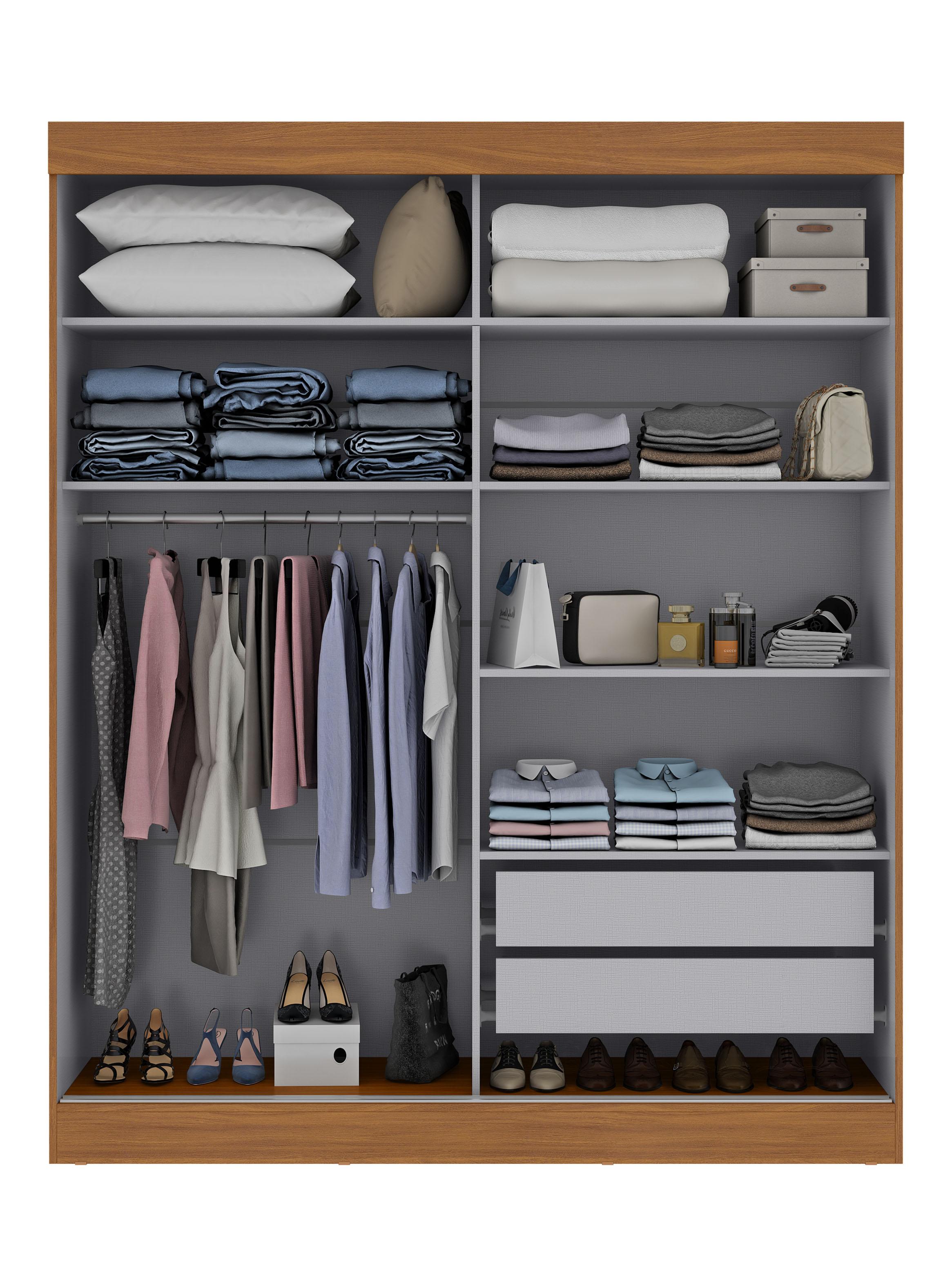 Clóset Casa Blanca 2 Puertas + 2 Cajones-3