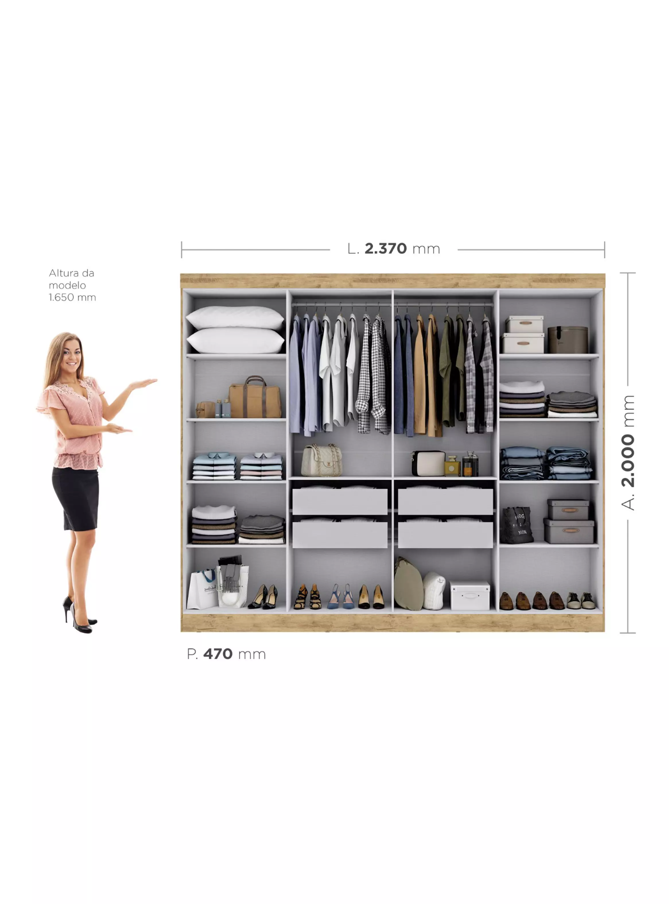 Closet 8P 4C Paris Gris-2