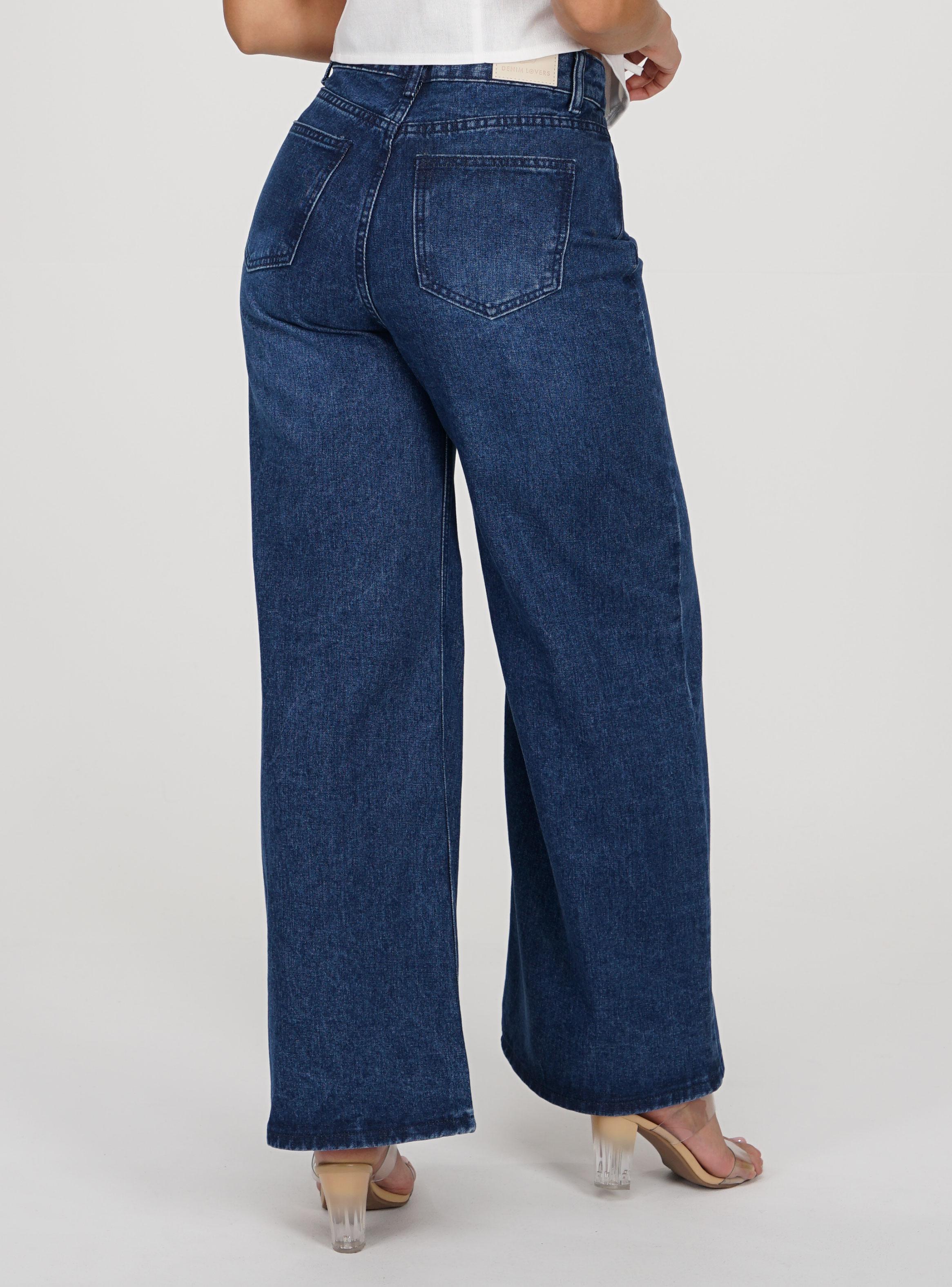 Jeans Wide Leg con Tiro Alto-1