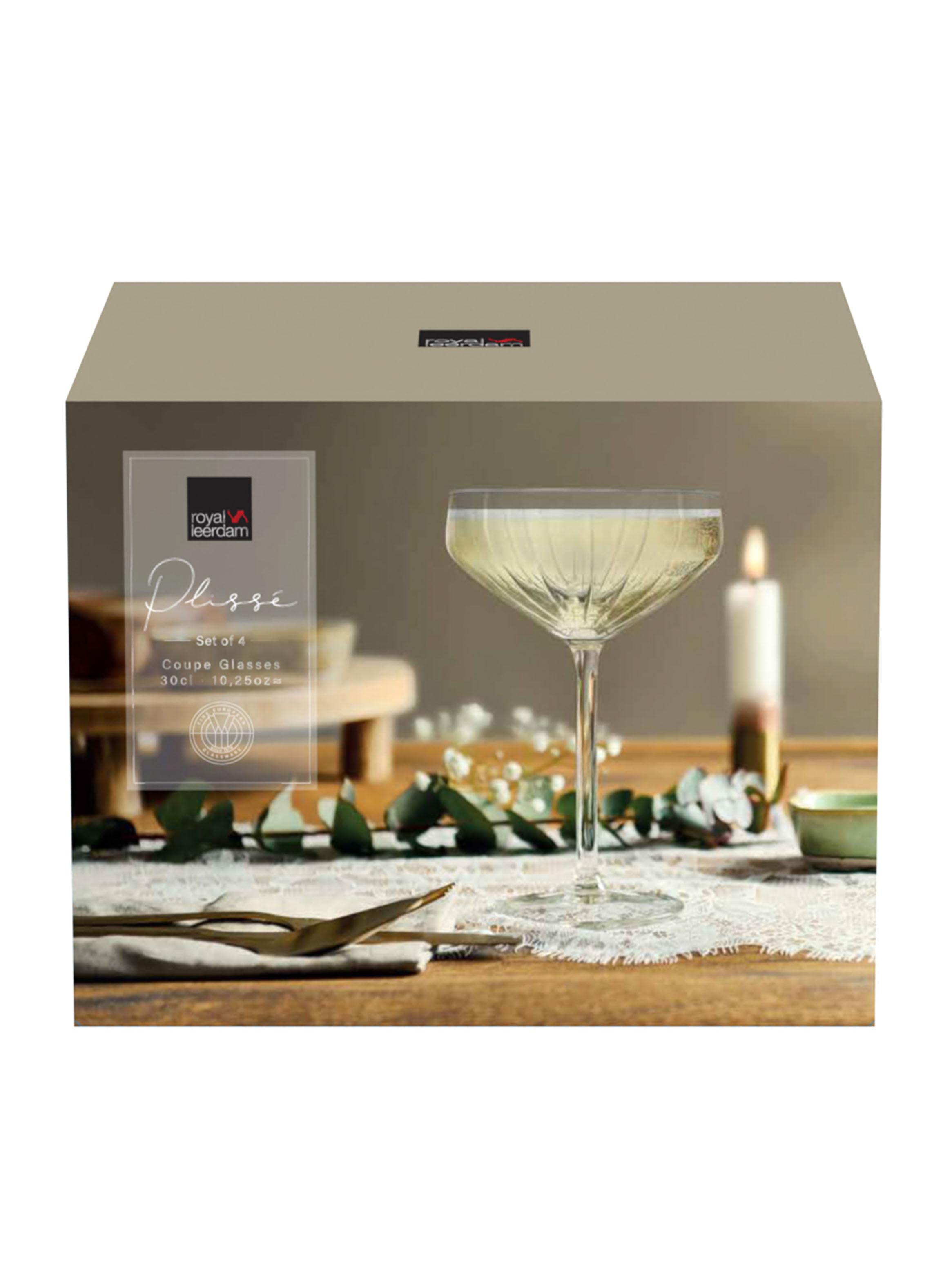 Set de 4 Copas Espum Plisse 300 ml-2