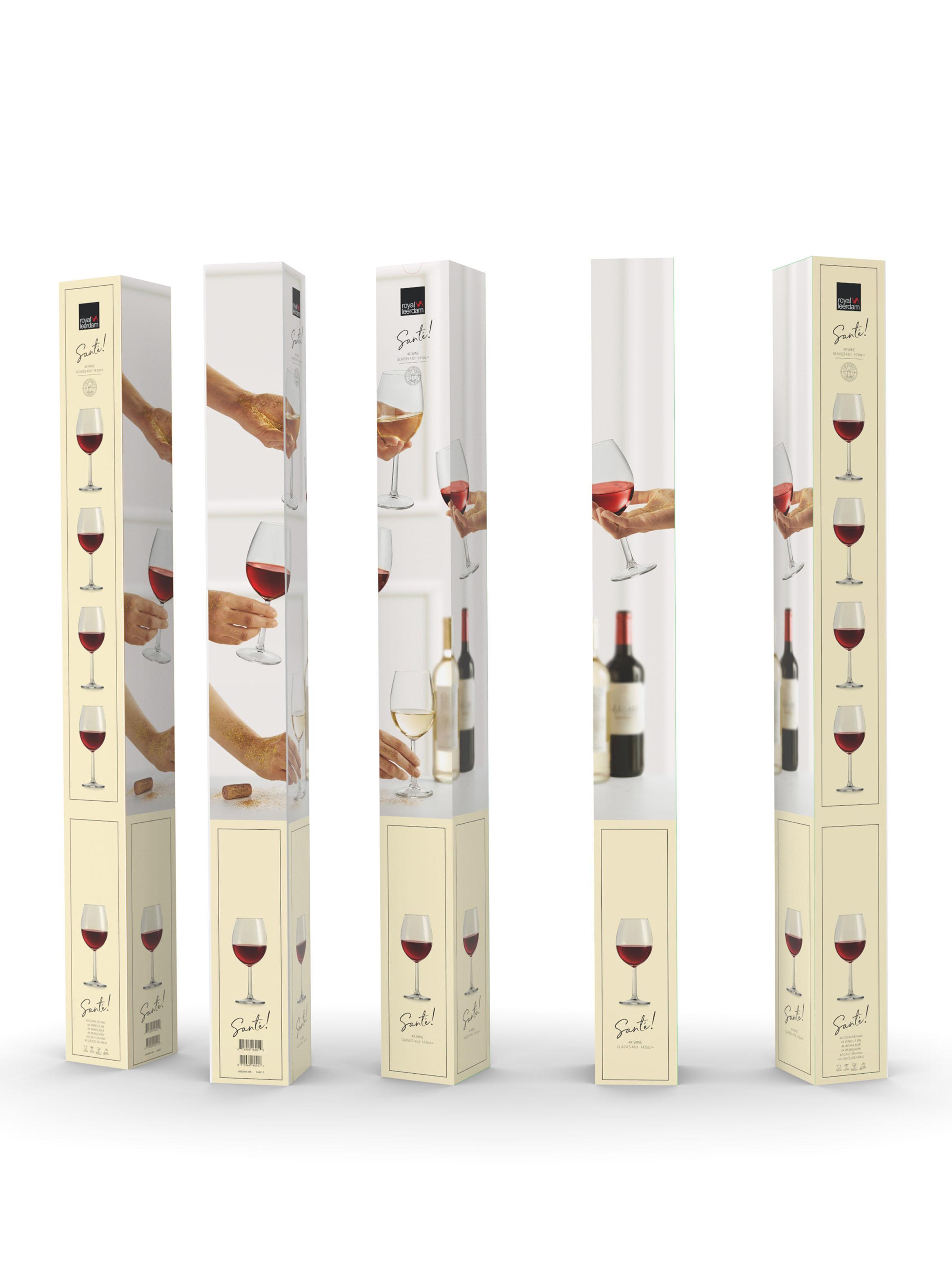 Set de 4 Copas Tubo Vino Sante 430Ml-3