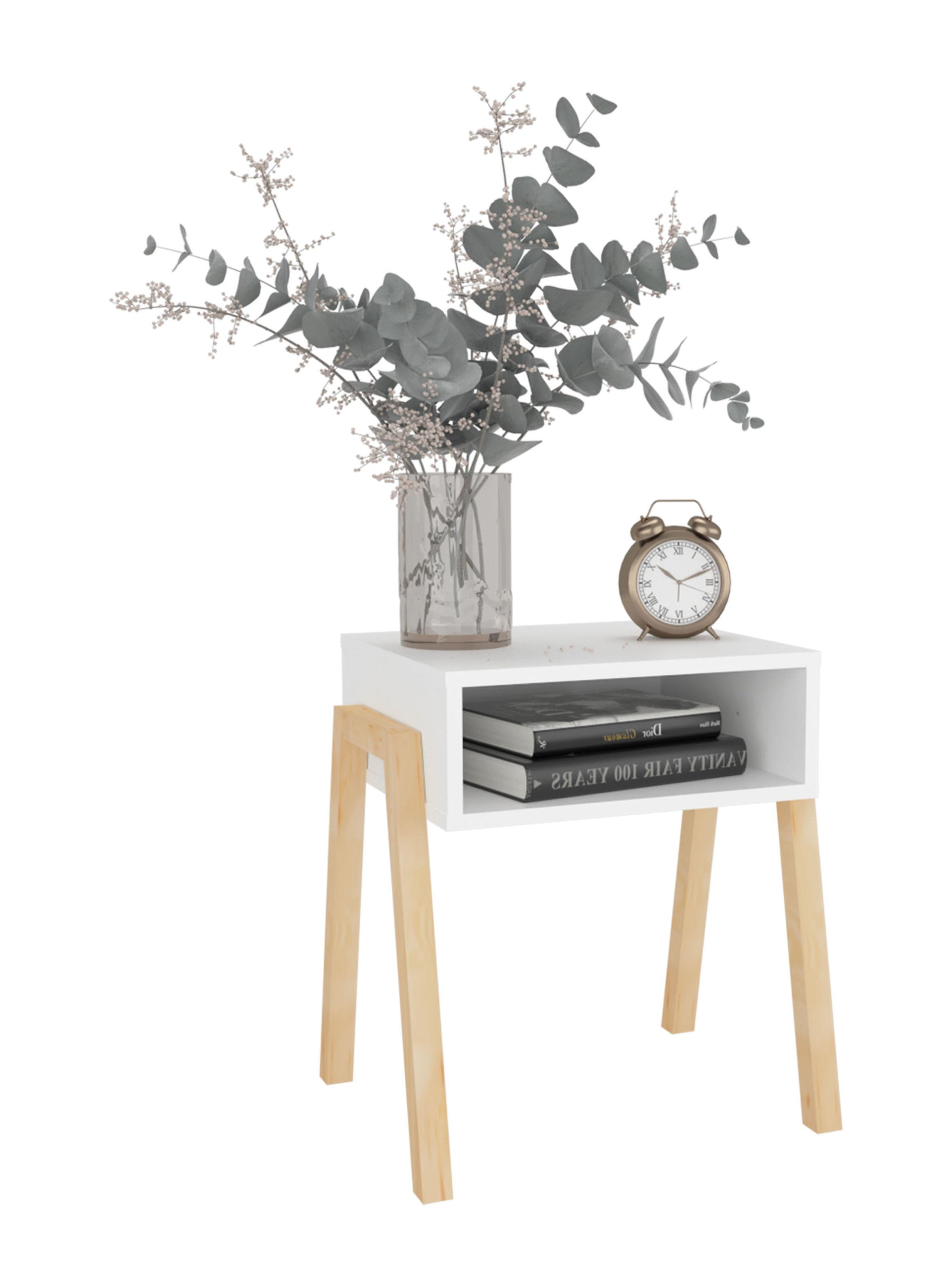 Velador Pinetti Blanco y Crudo-3