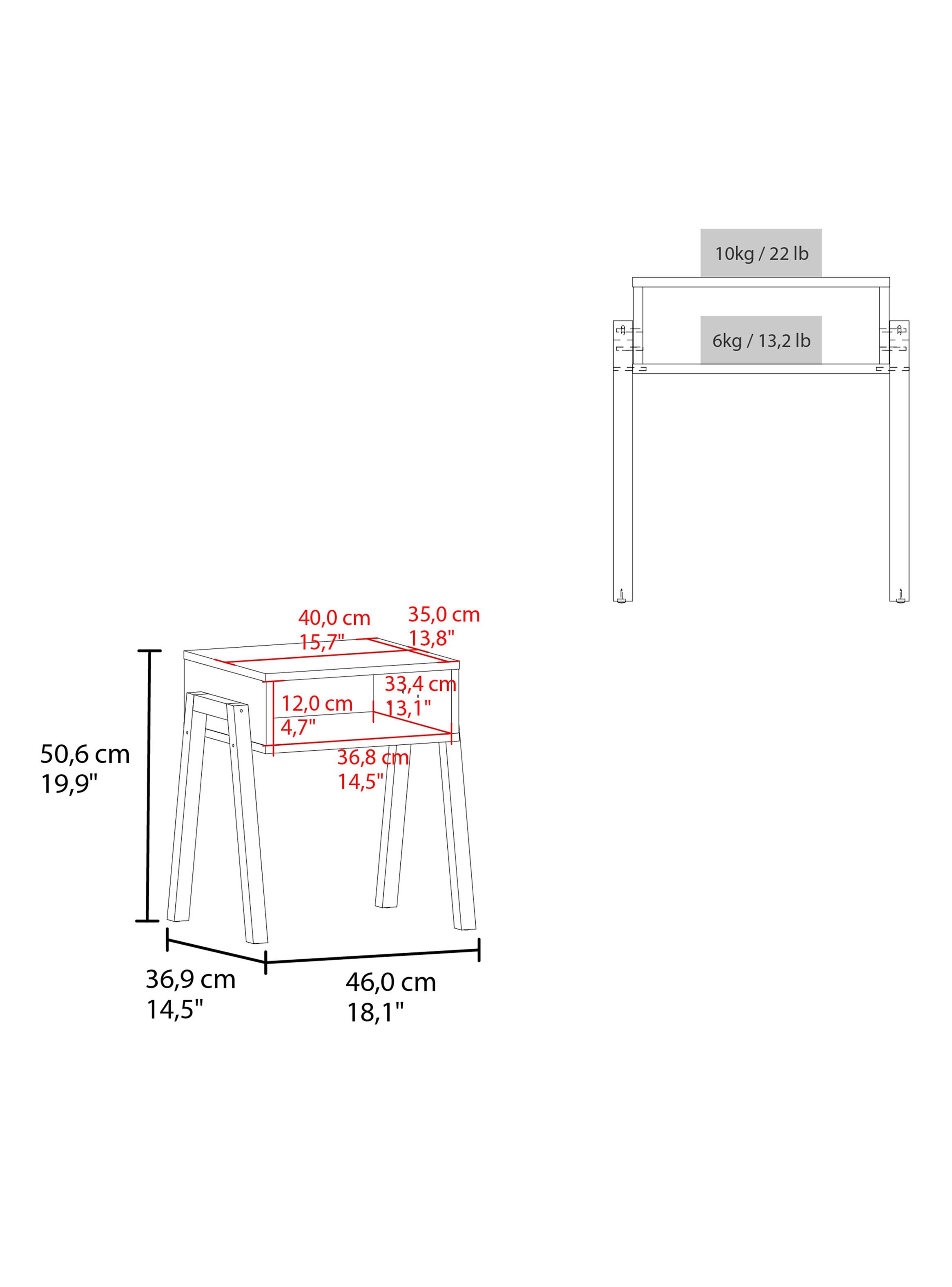 Velador Pinetti Blanco y Crudo-1