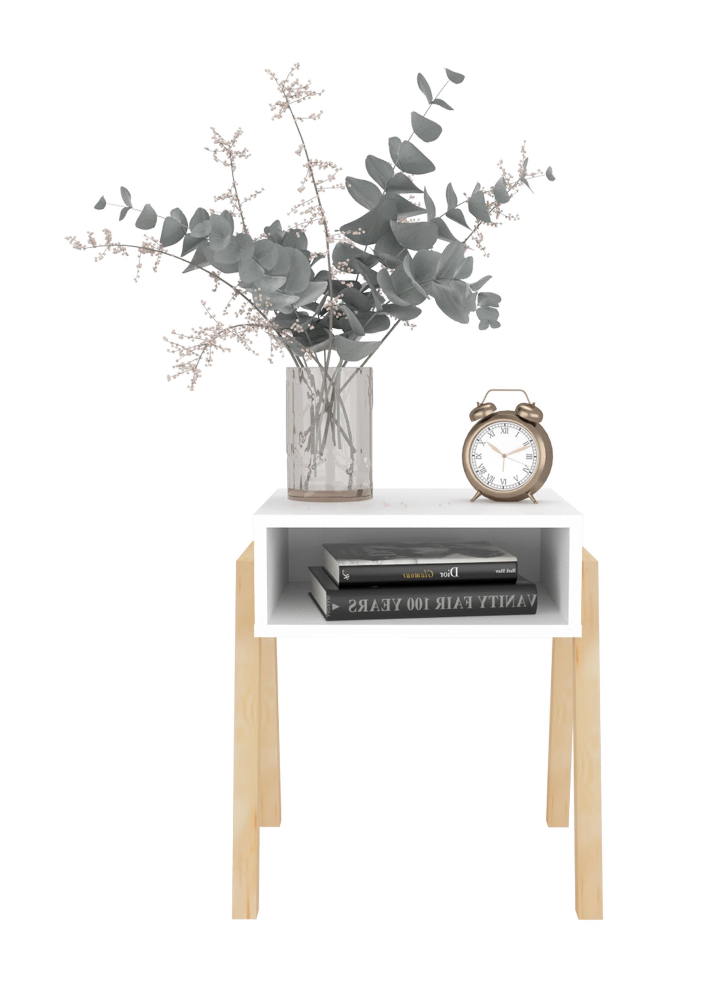 Velador Pinetti Blanco y Crudo-2