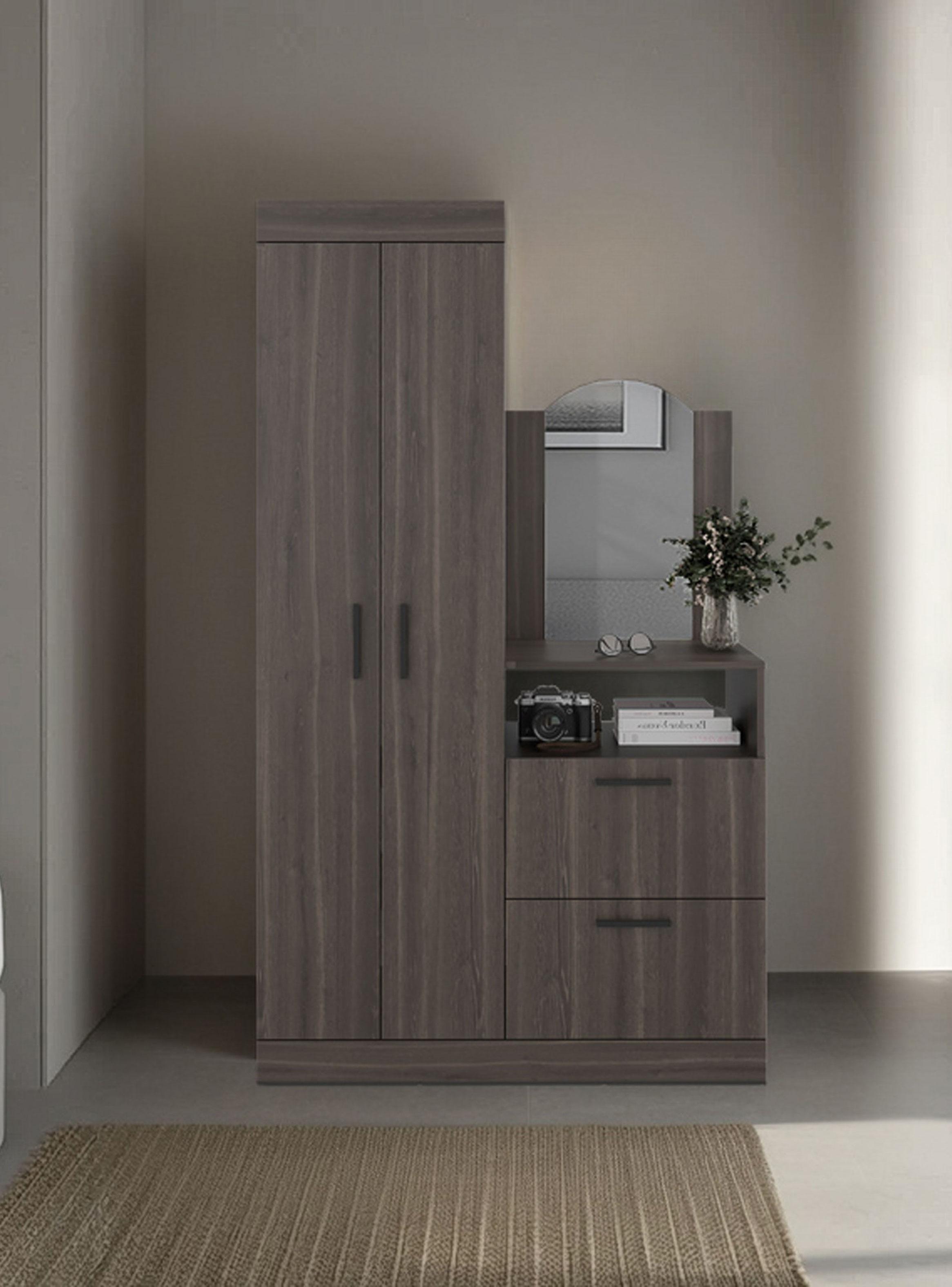 Clóset Comoda Praga 3 Puertas 1 Cajón Milan-4