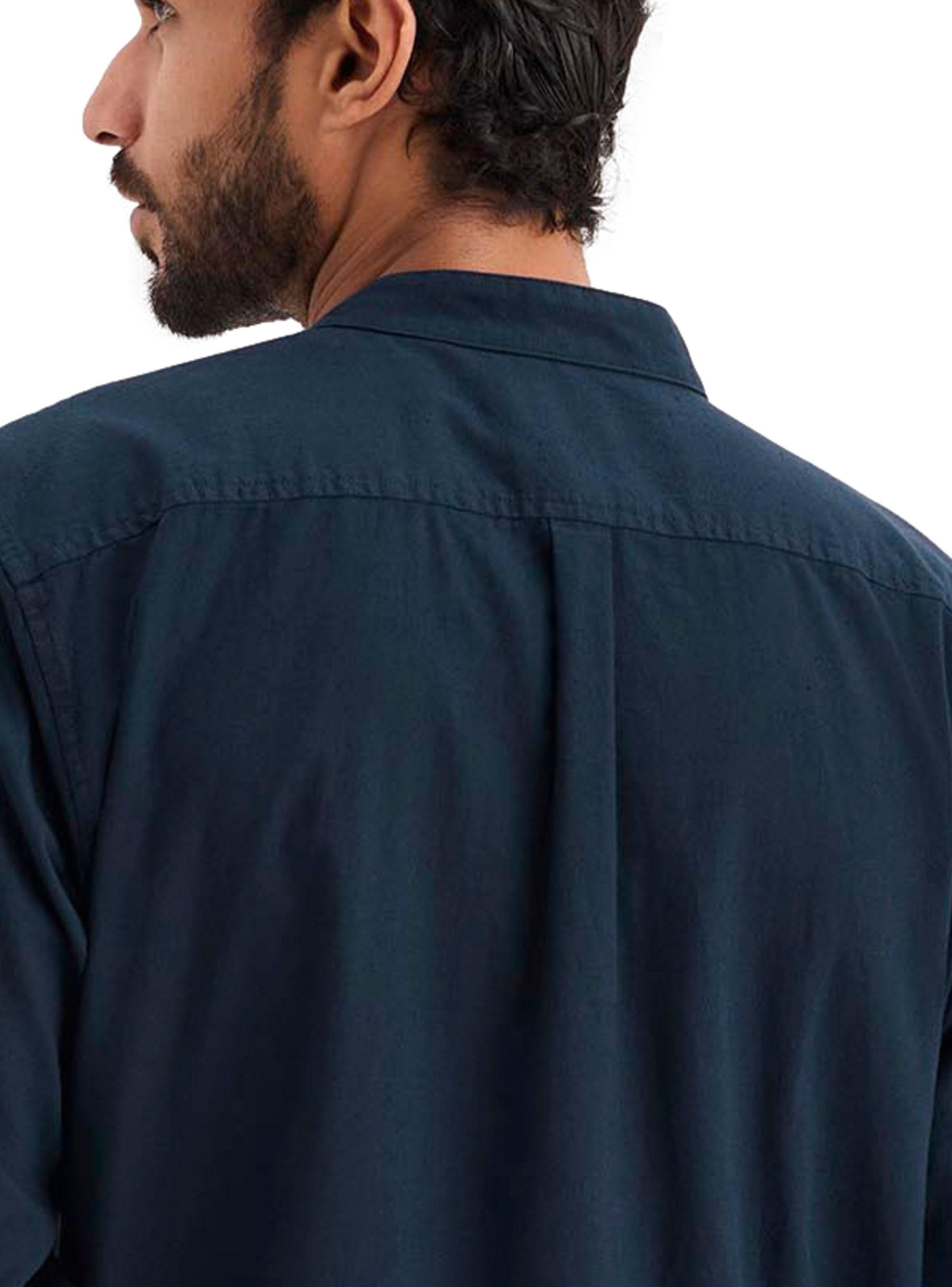 Camisa Band Collar-3