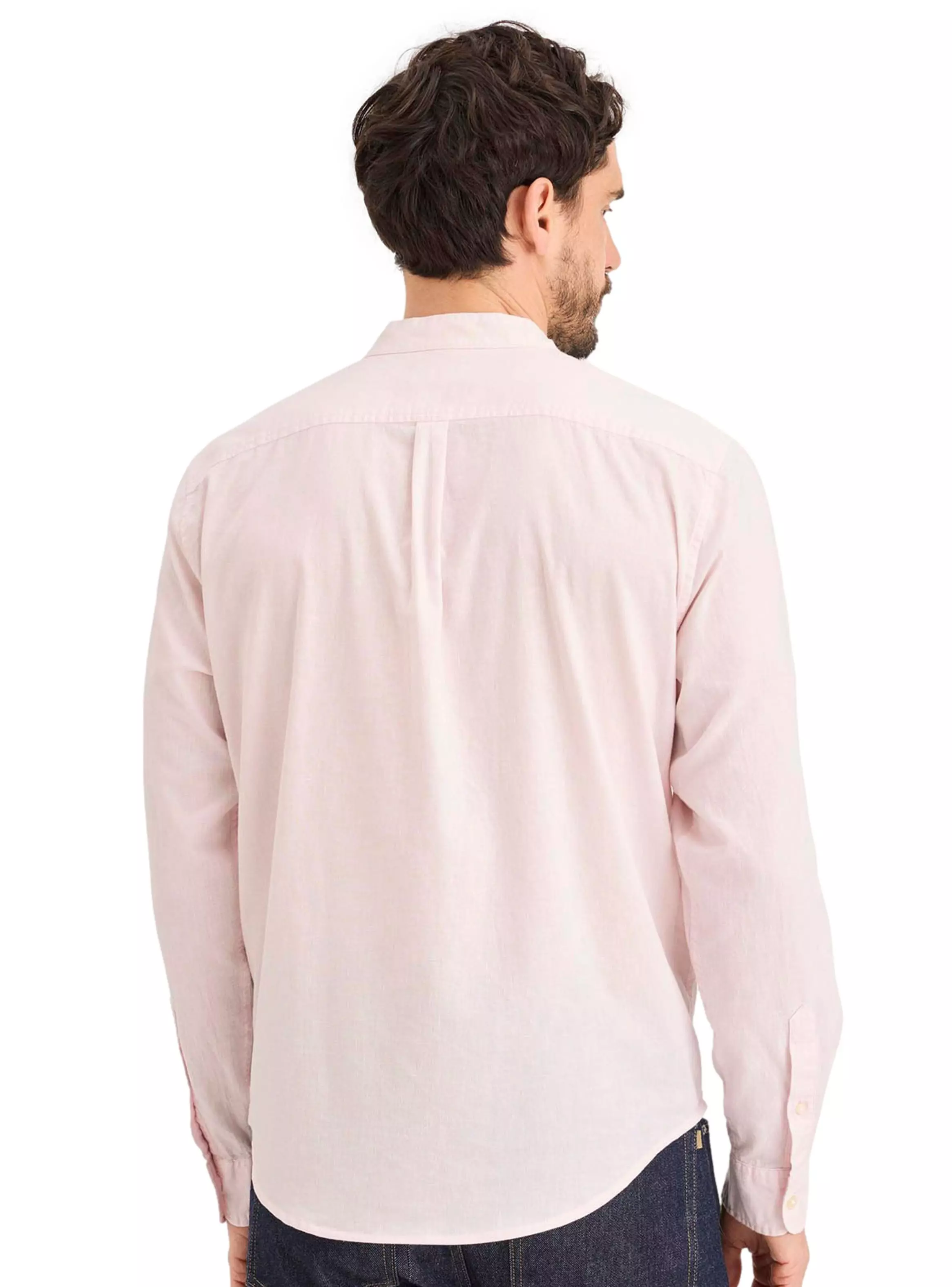 Camisa Band Collar Regular Fit-1