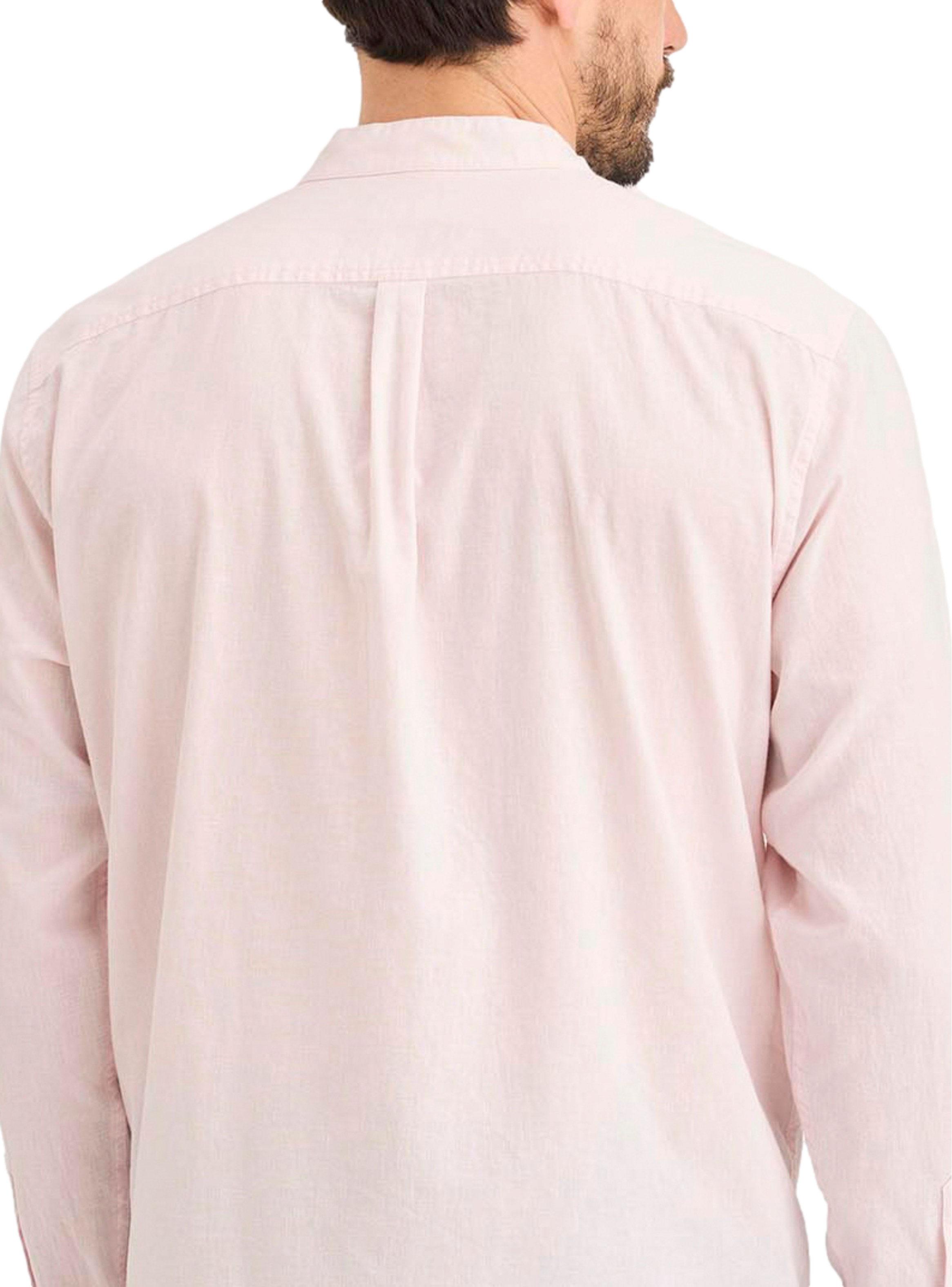 Camisa Band Collar Regular Fit-3