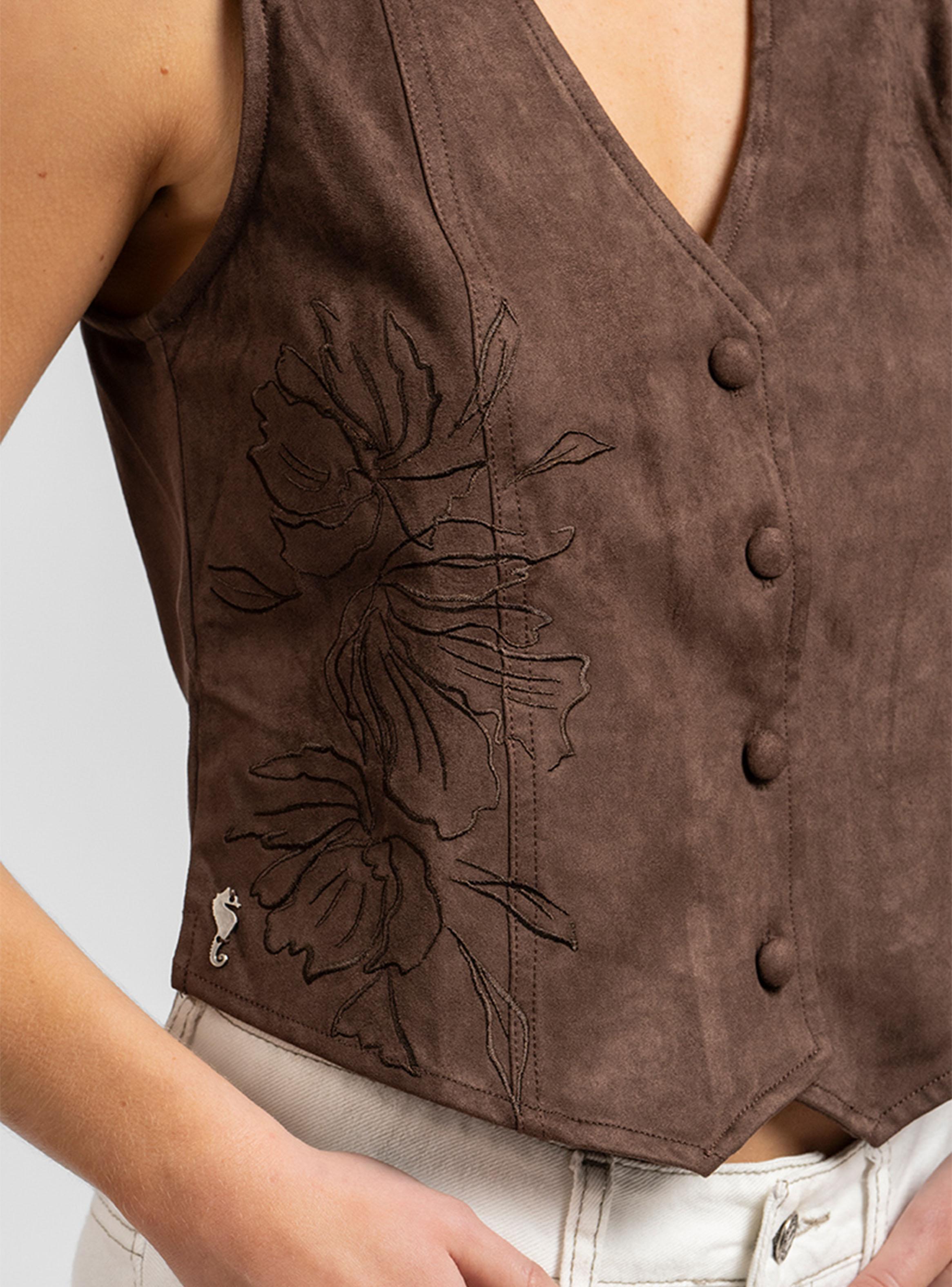Vest Matilde B Café-3