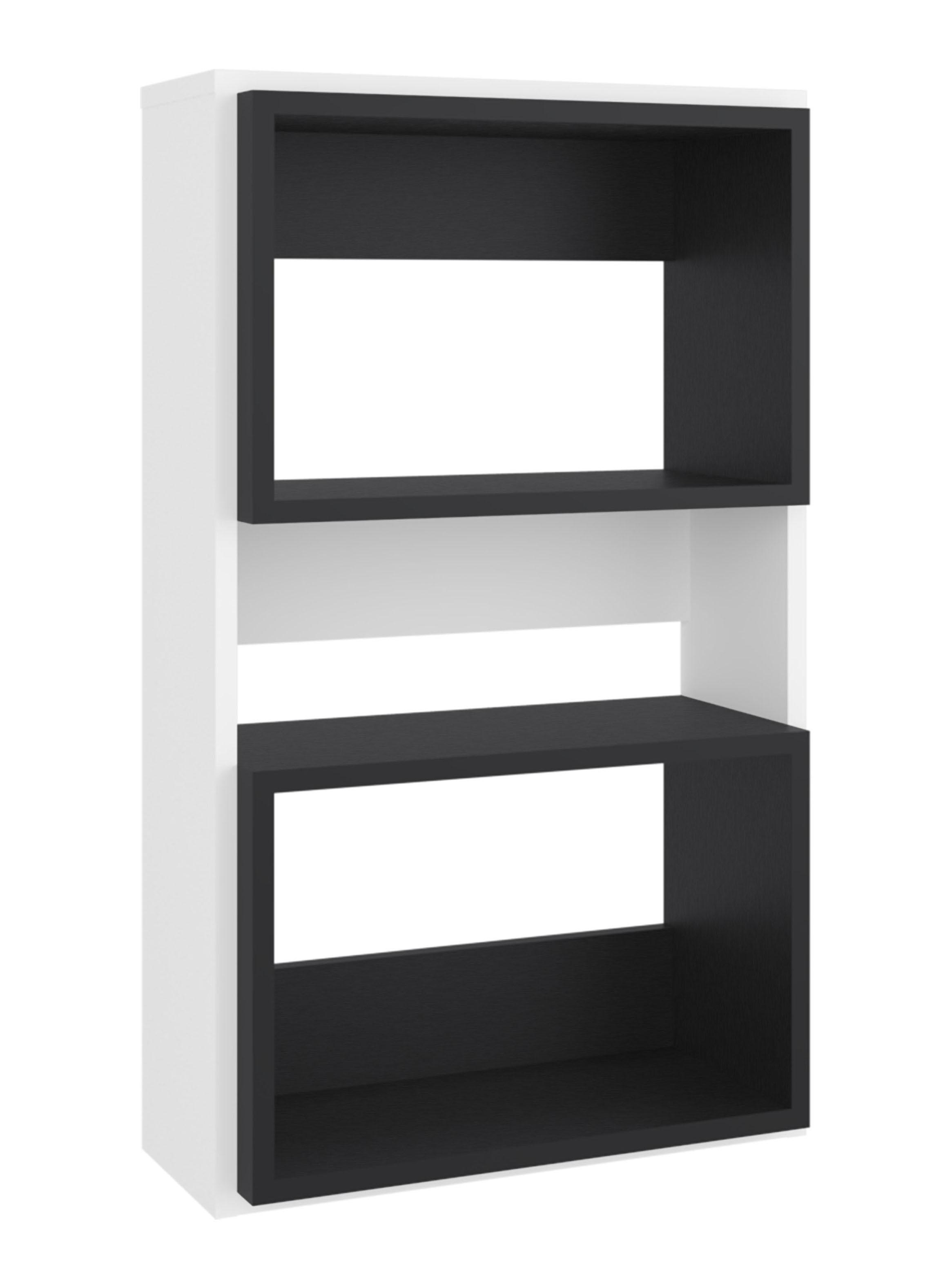 Mueble Auxilar Muro Baño Eco Blanco y Wengue-2