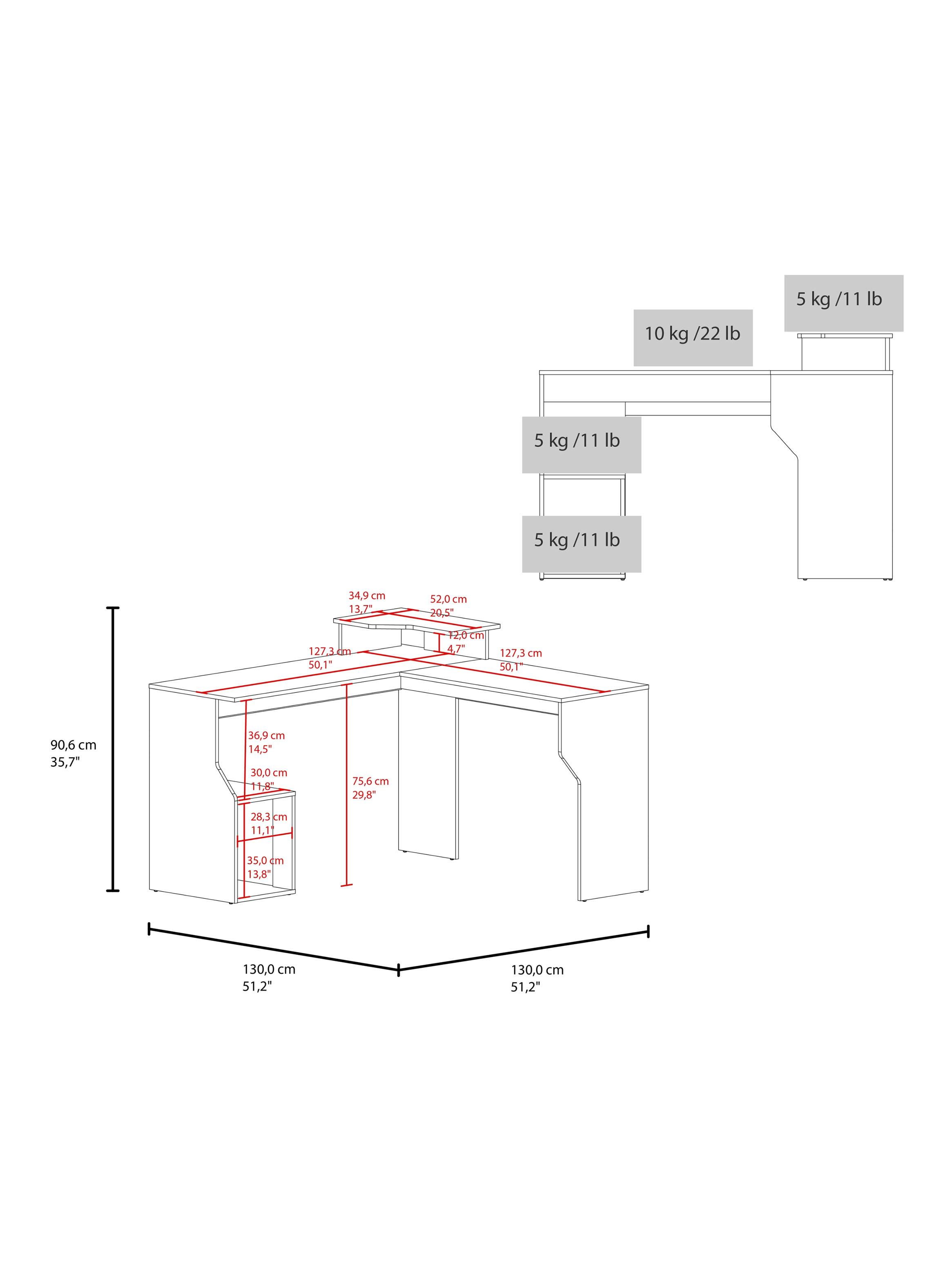 Escritorio en L Juanita Wengue y Fresno-1