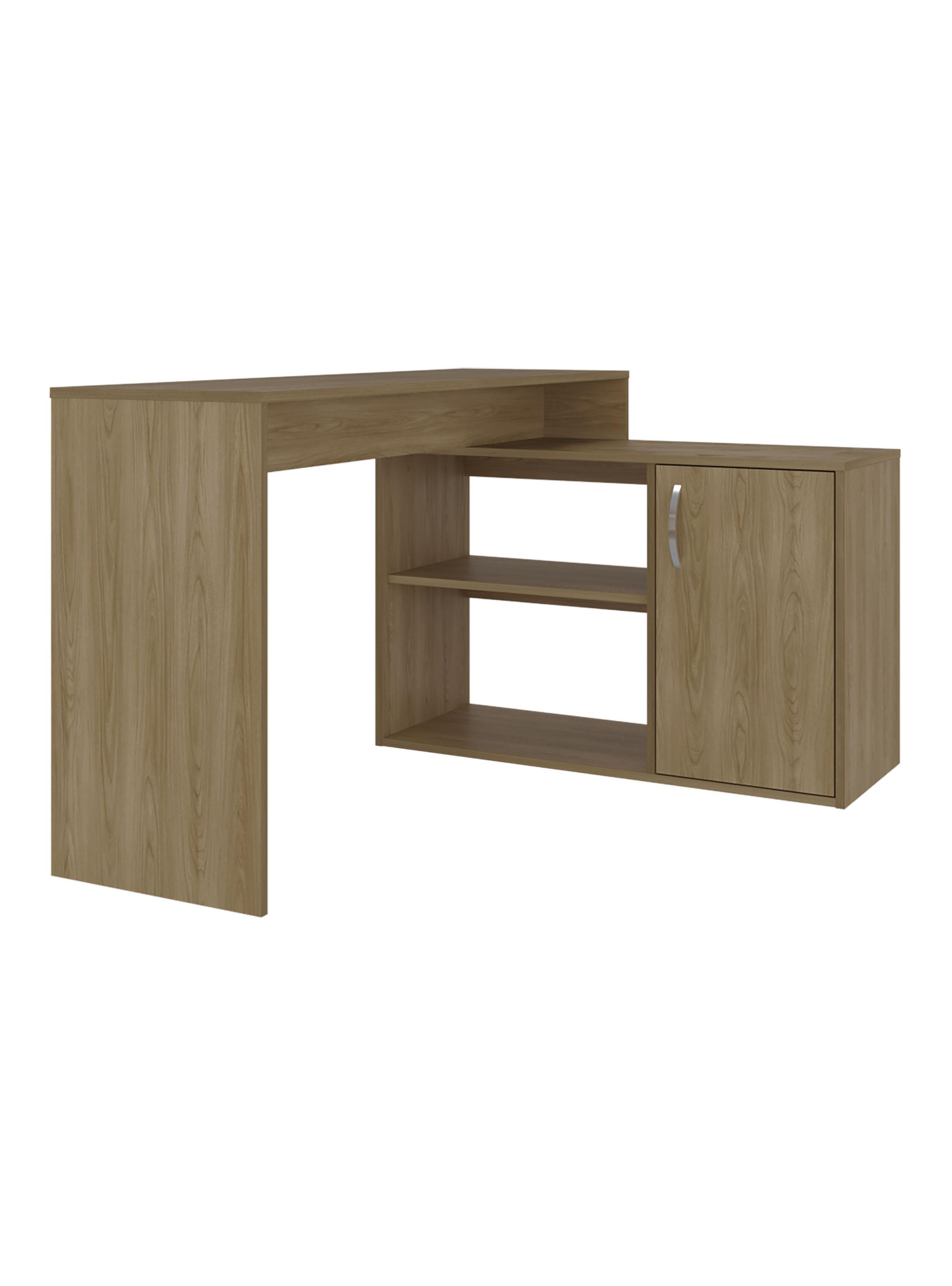 Escritorio en L 1 Puerta 71x125x90 cm Eco Fresno-2