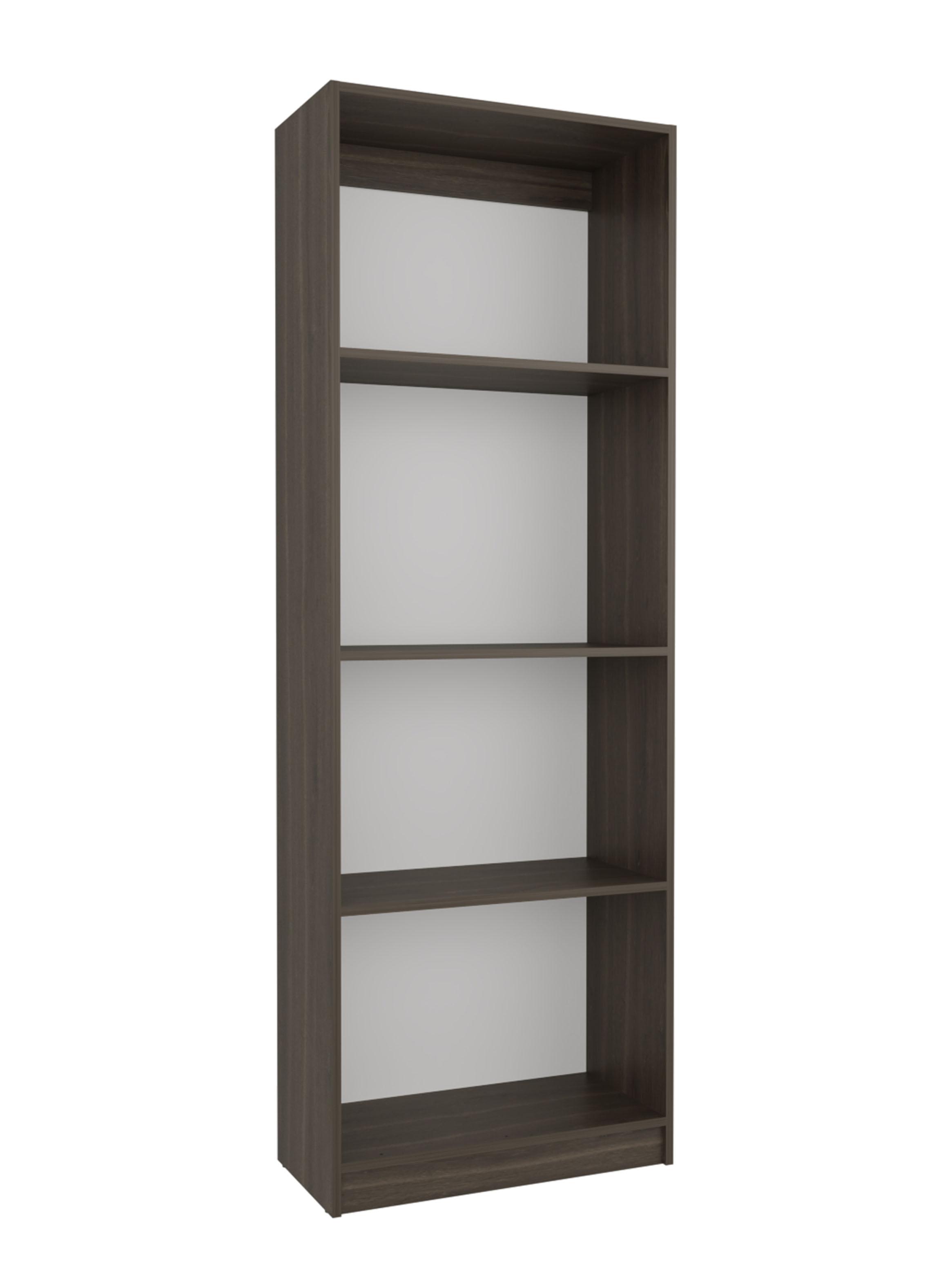 Biblioteca Estante Home E1 4 Niveles Milan y Blanco-2