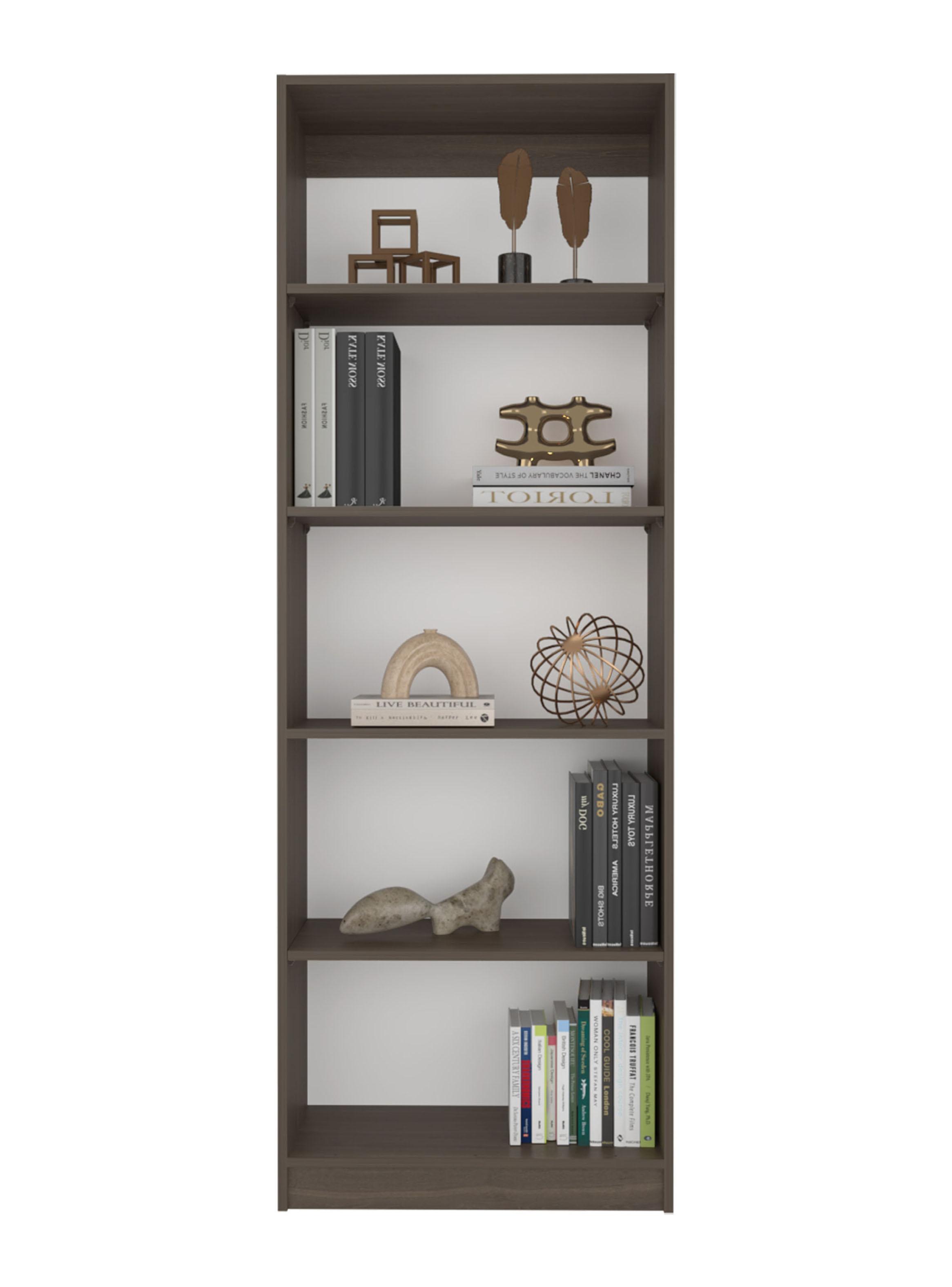 Biblioteca Estante Home E3 5 Niveles Milan y Blanco-3