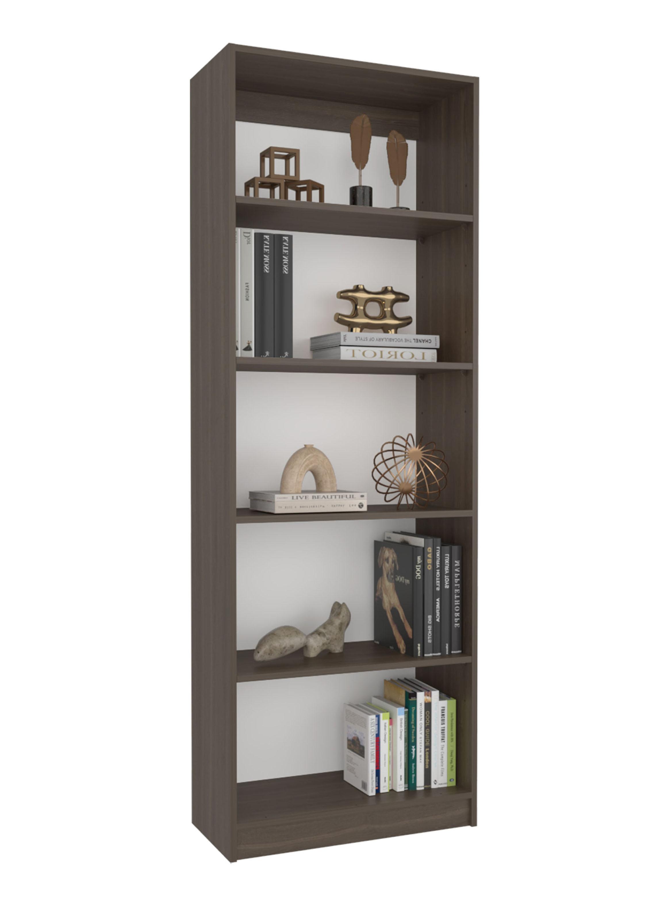 Biblioteca Estante Home E3 5 Niveles Milan y Blanco-4