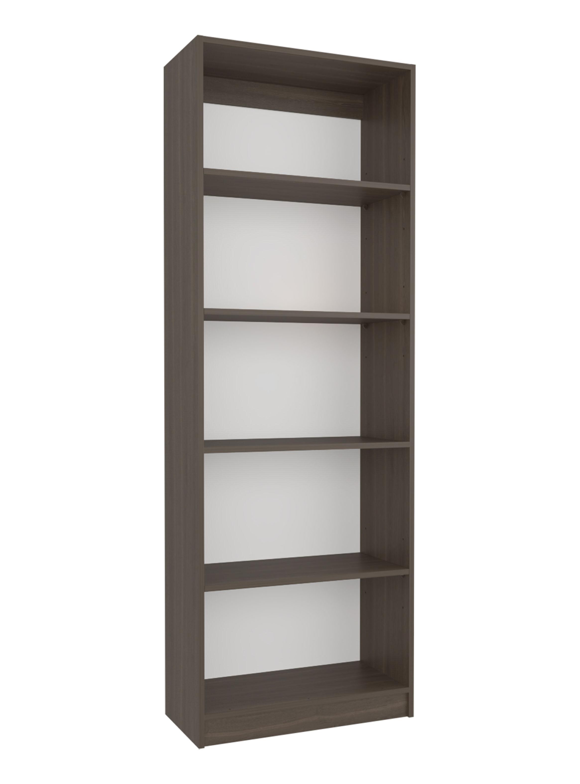 Biblioteca Estante Home E3 5 Niveles Milan y Blanco-2