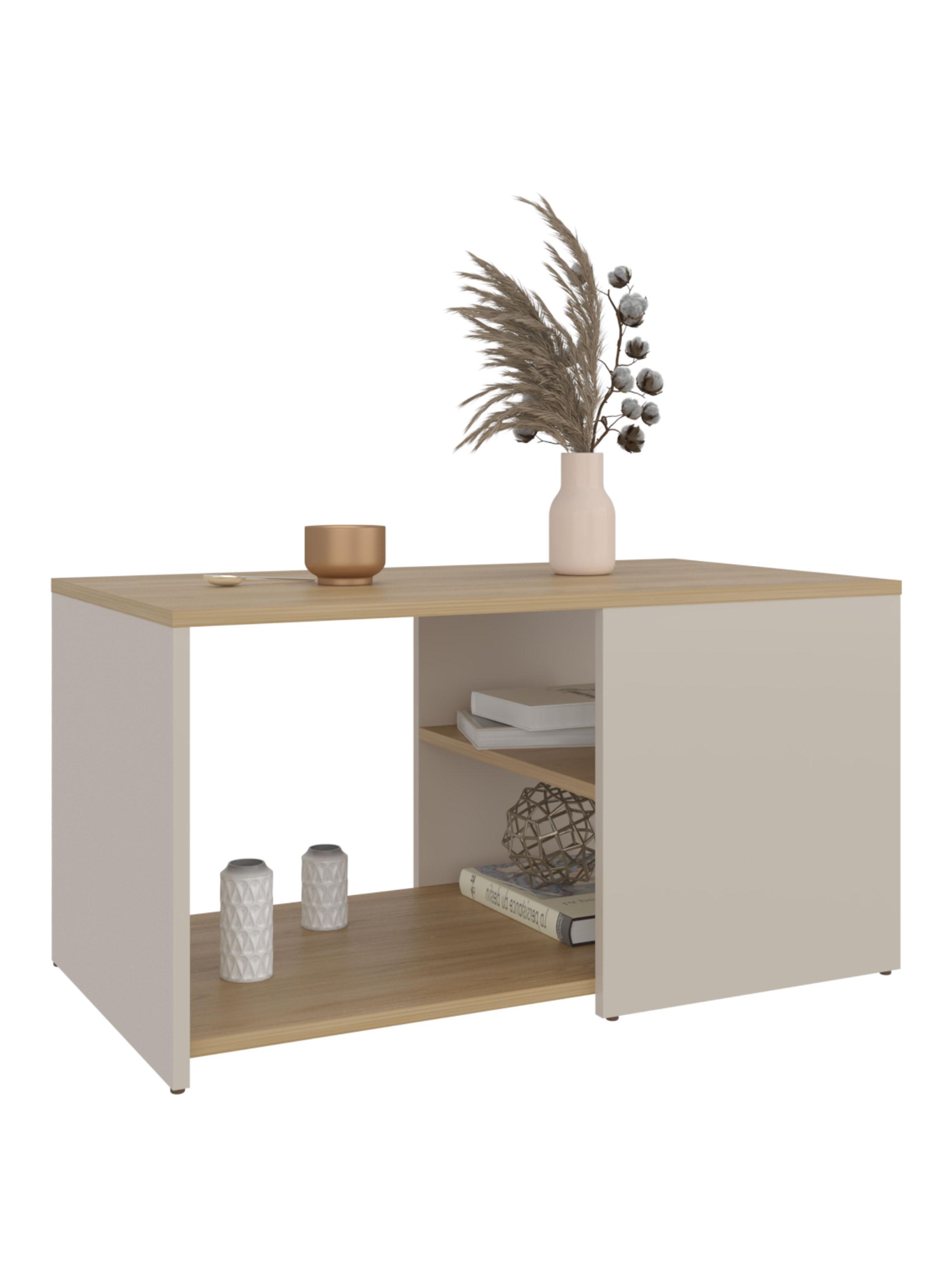 Mesa Centro Adel 80x45x42.1 cm Capri y Fresno-5