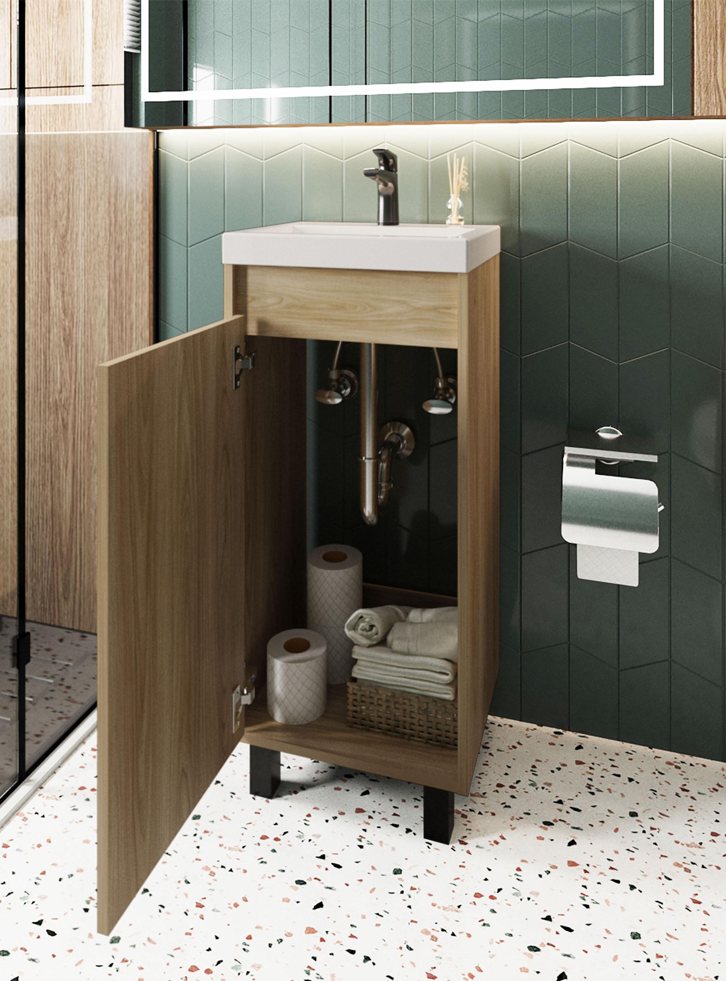 Vanitorio Oxford 1 Puerta 86.4x32.5x39.6 cm Fresno-4