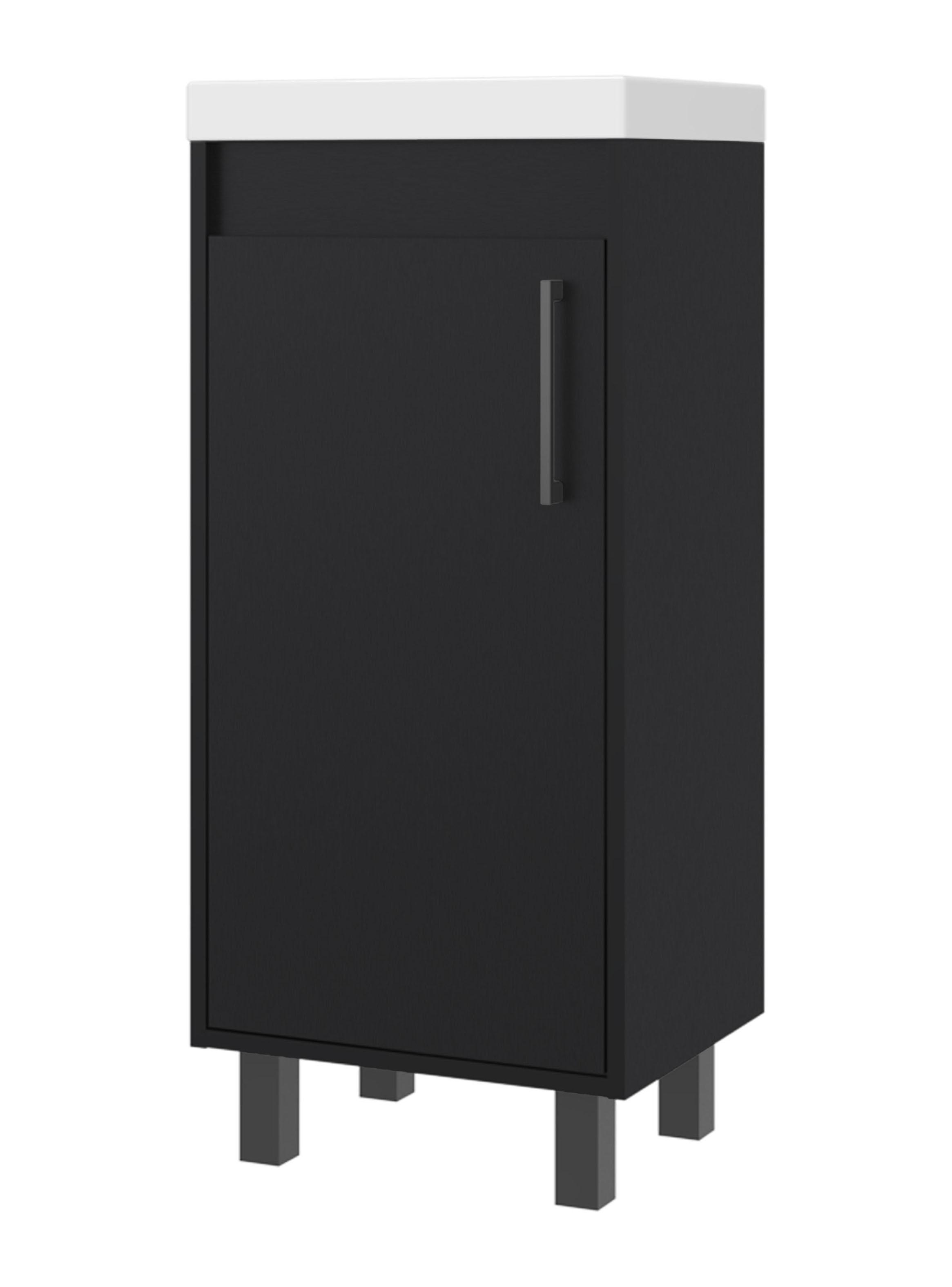 Vanitorio Oxford 1 Puerta 86.4x32.5x39.6 cm Wengue-0