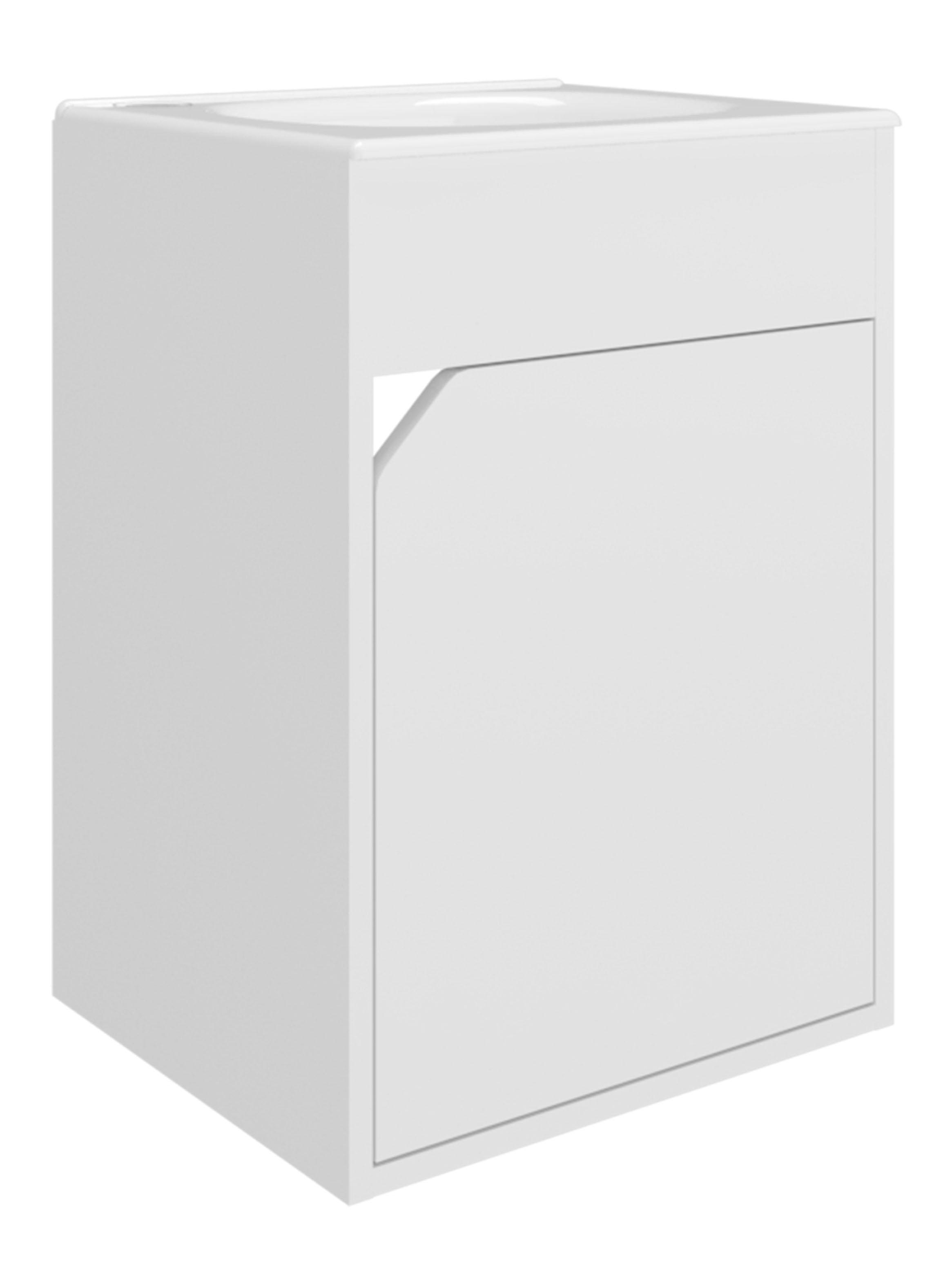 Vanitorio Flotante Bethel 1 Puerta Blanco-0