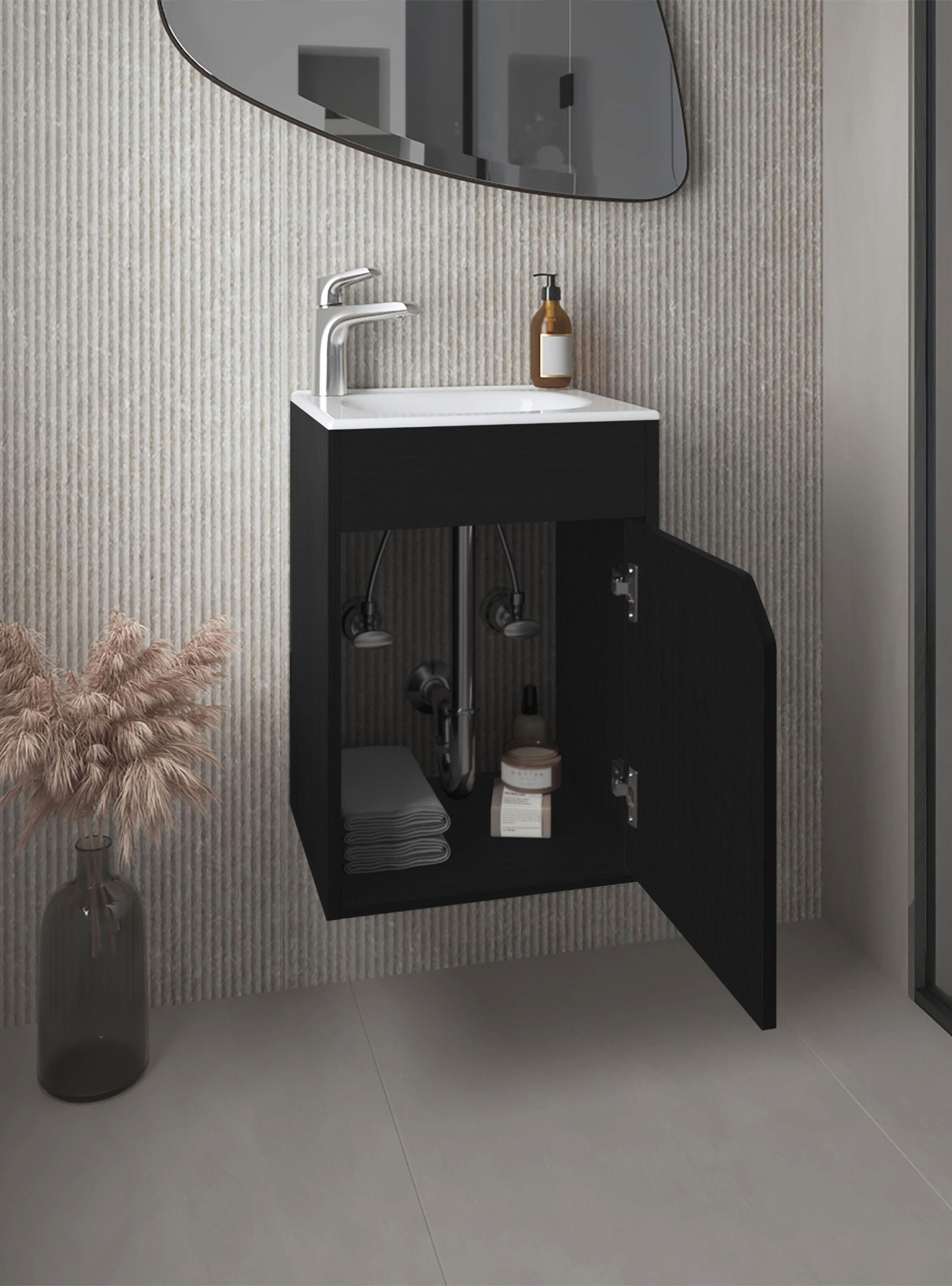 Vanitorio Flotante Bethel 1 Puerta Wengue-4