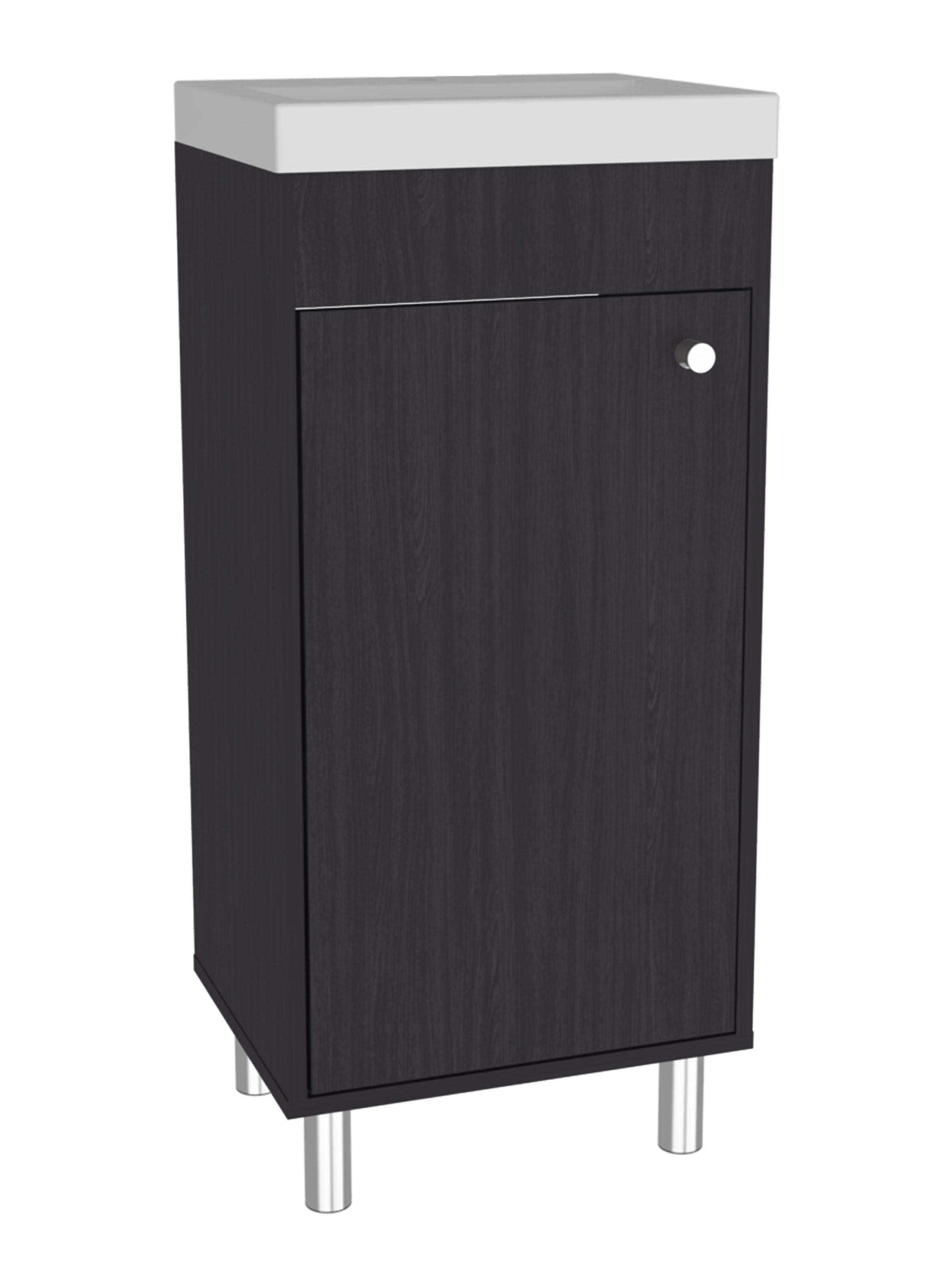 Vanitorio Rivera 1 Puerta 84x32x40.2cm Wengue-0