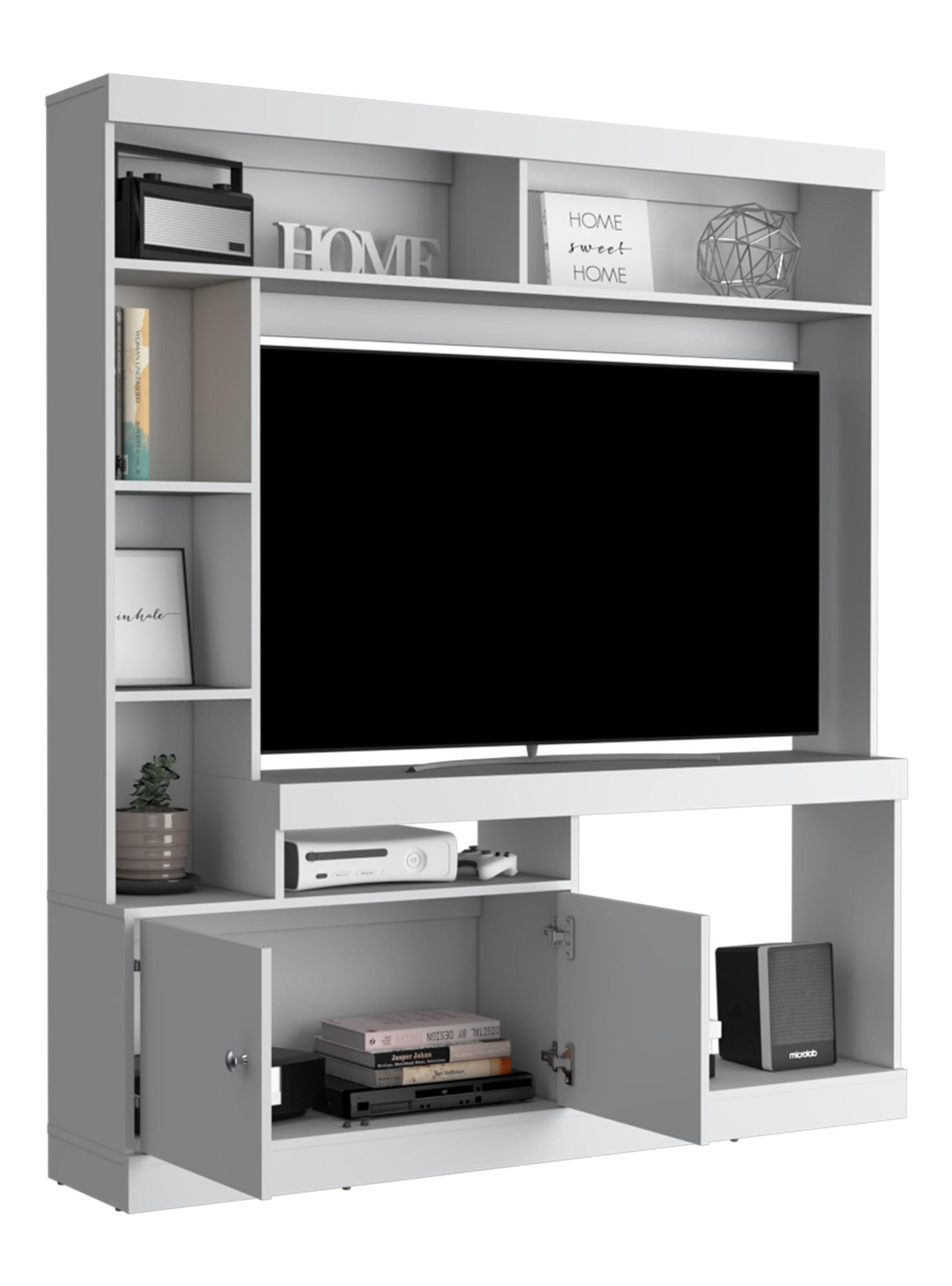 Estante TV 65' Dante 180.6x180x30.3 cm Blanco-3