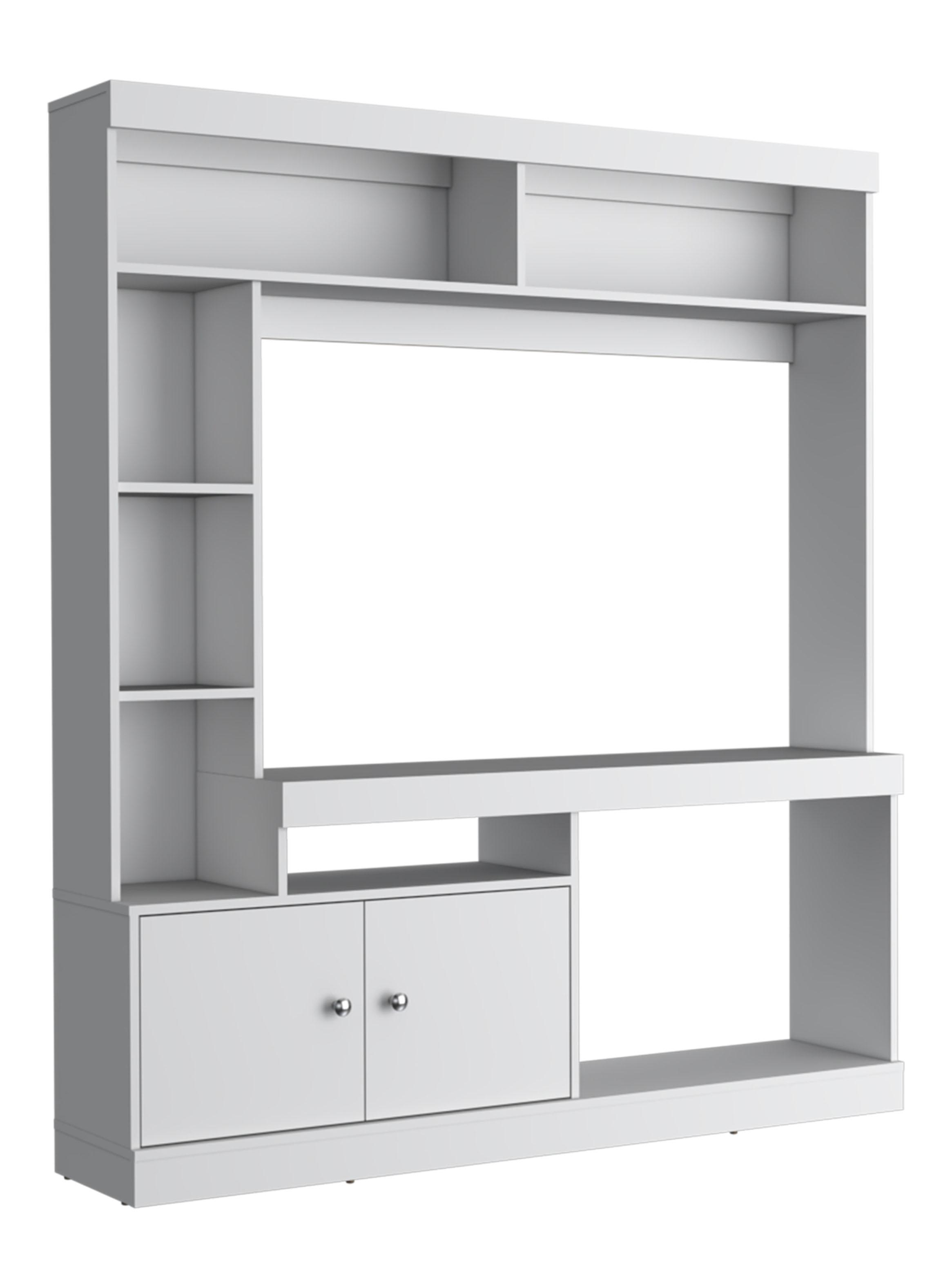 Estante TV 65' Dante 180.6x180x30.3 cm Blanco-0