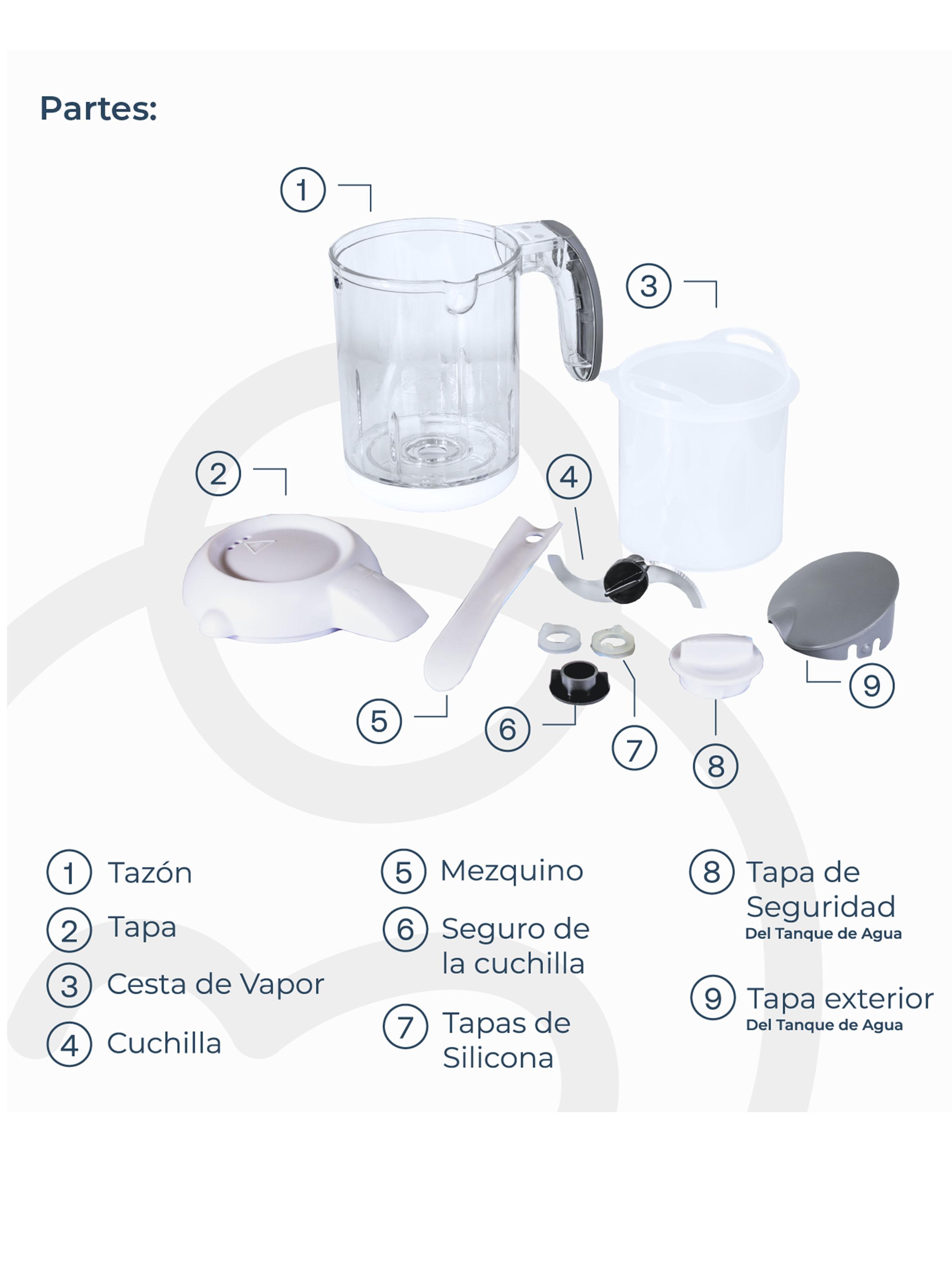 Procesadora de Alimentos Digital Bebés-4