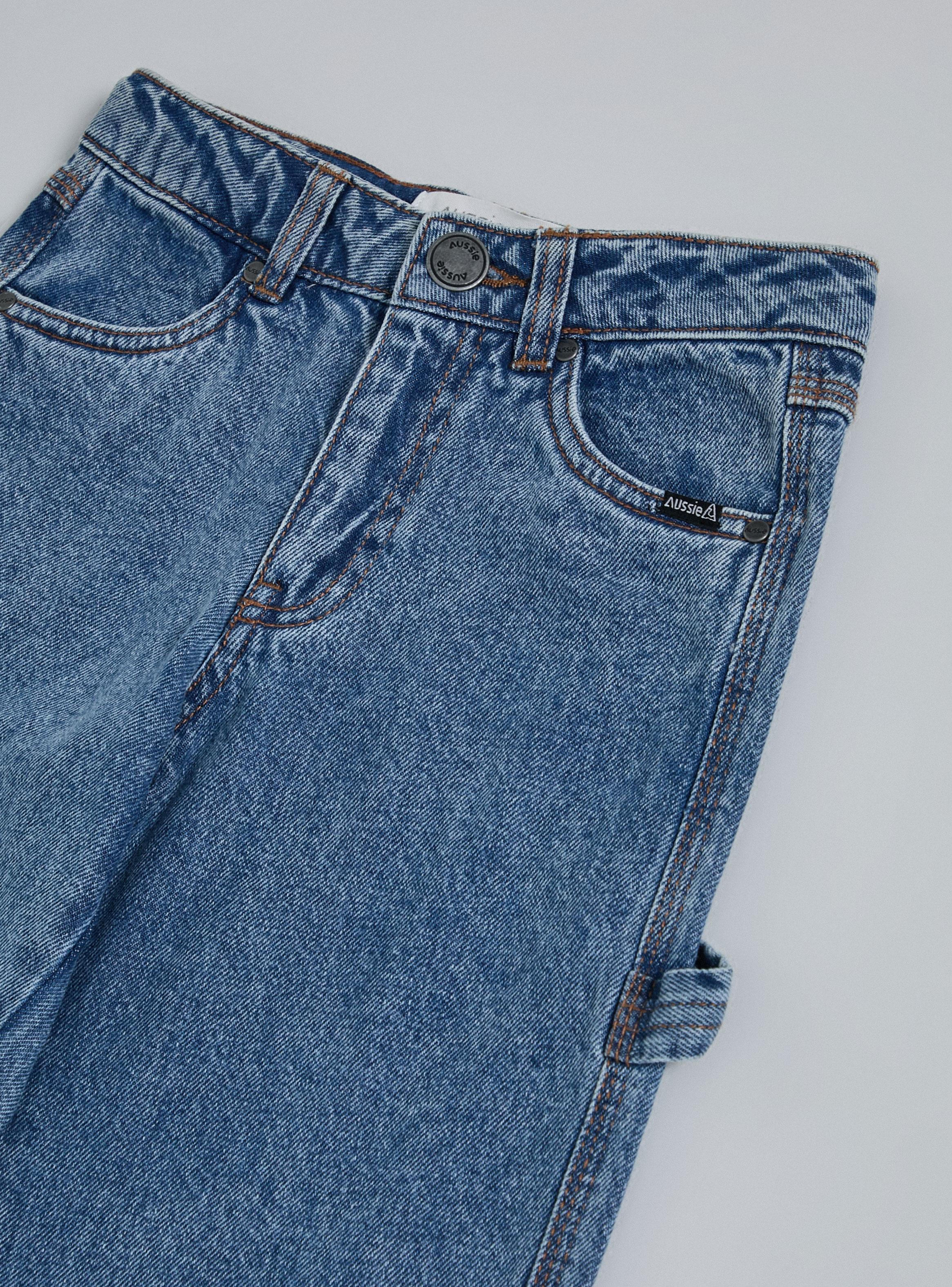 Jeans Diseño Carpintero con Detalle en Pierna-2