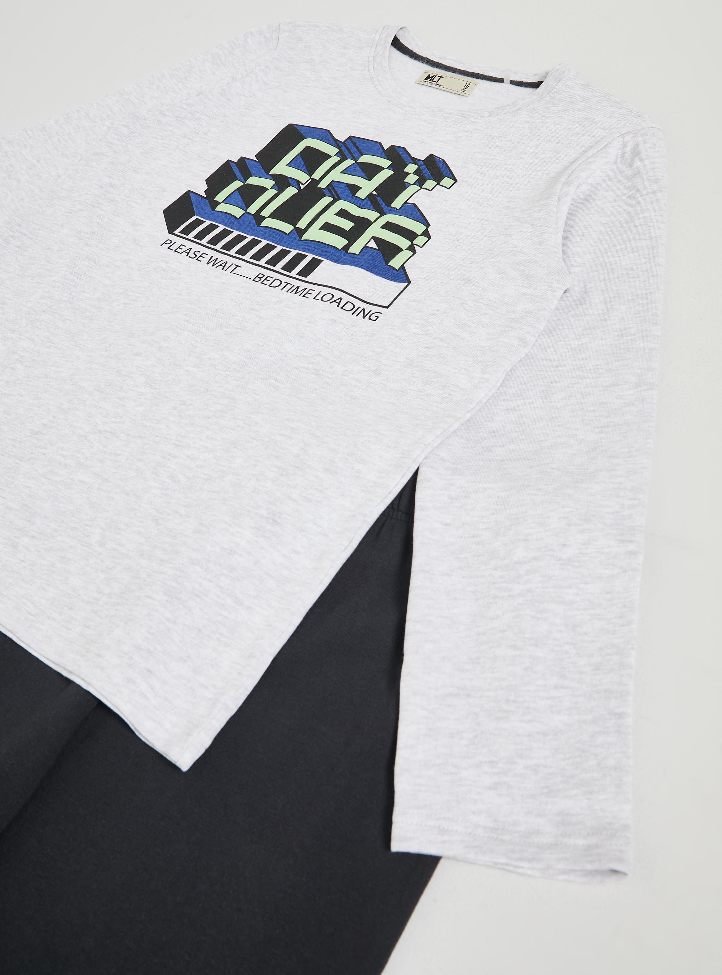 Pijama Camisero Full Estampado Regular Fit-3