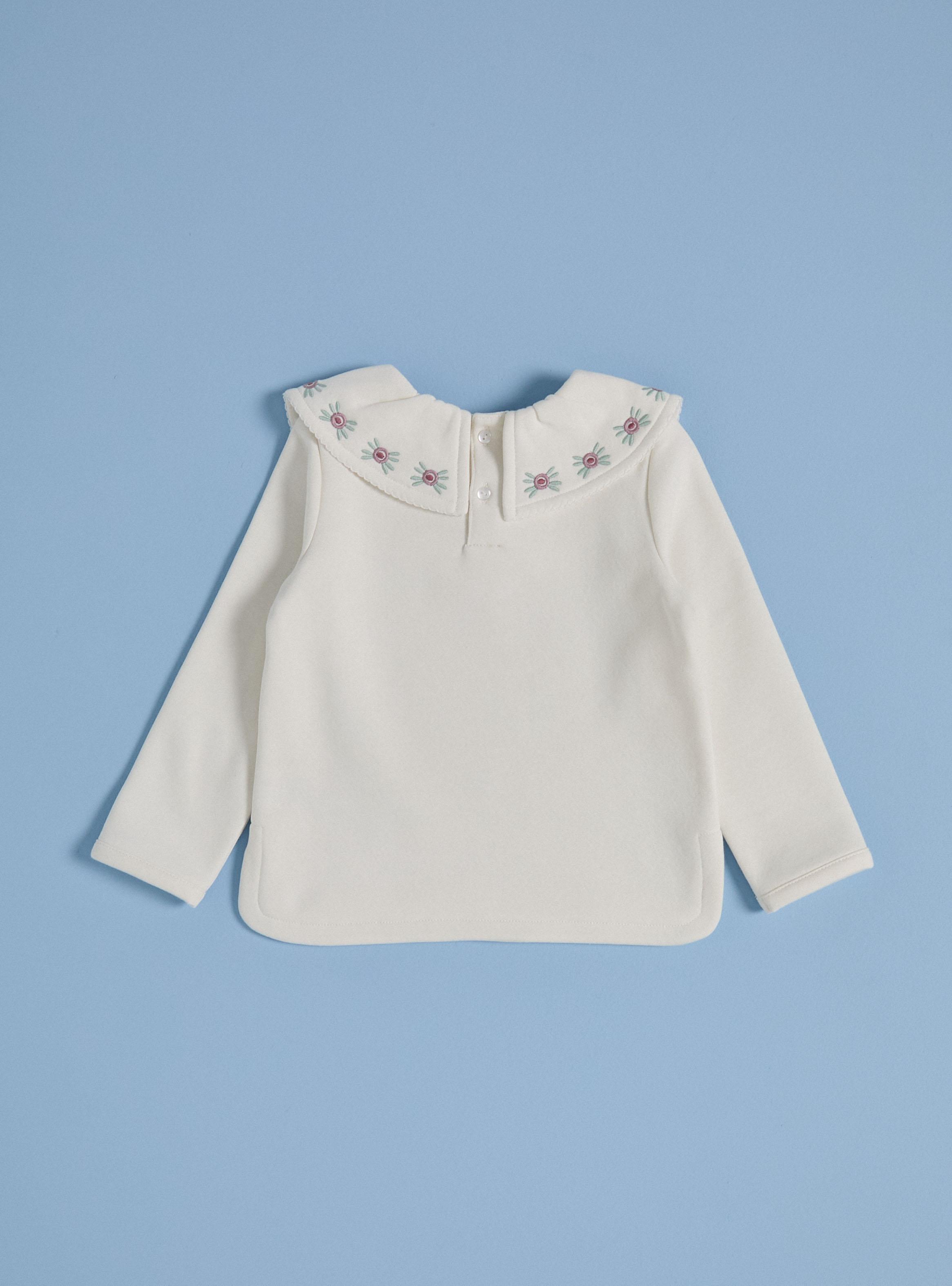 Polerón Florcitas Bordadas en Cuello-2