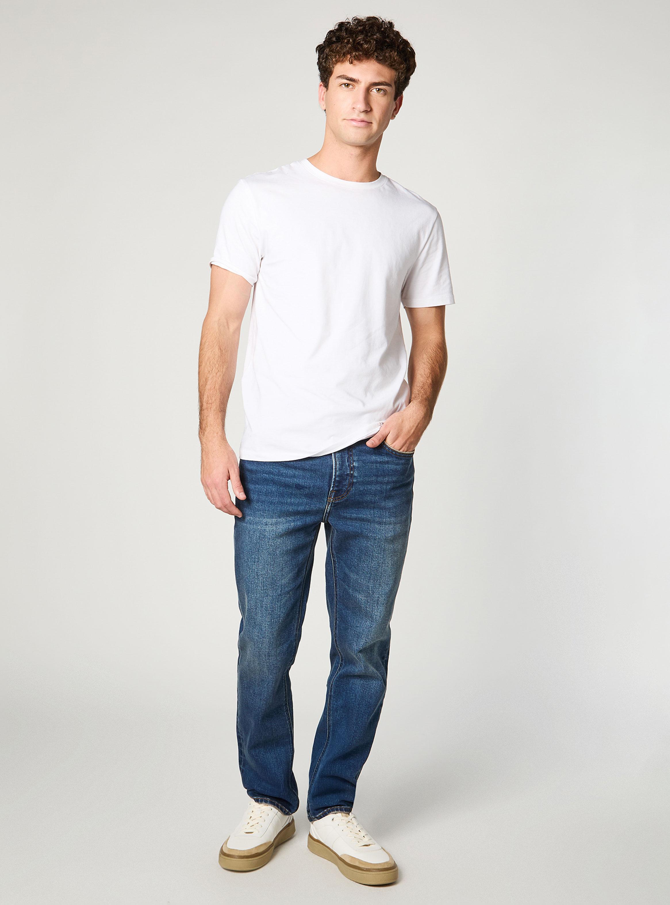Jeans Aust Tiro Medio Regular Fit-3