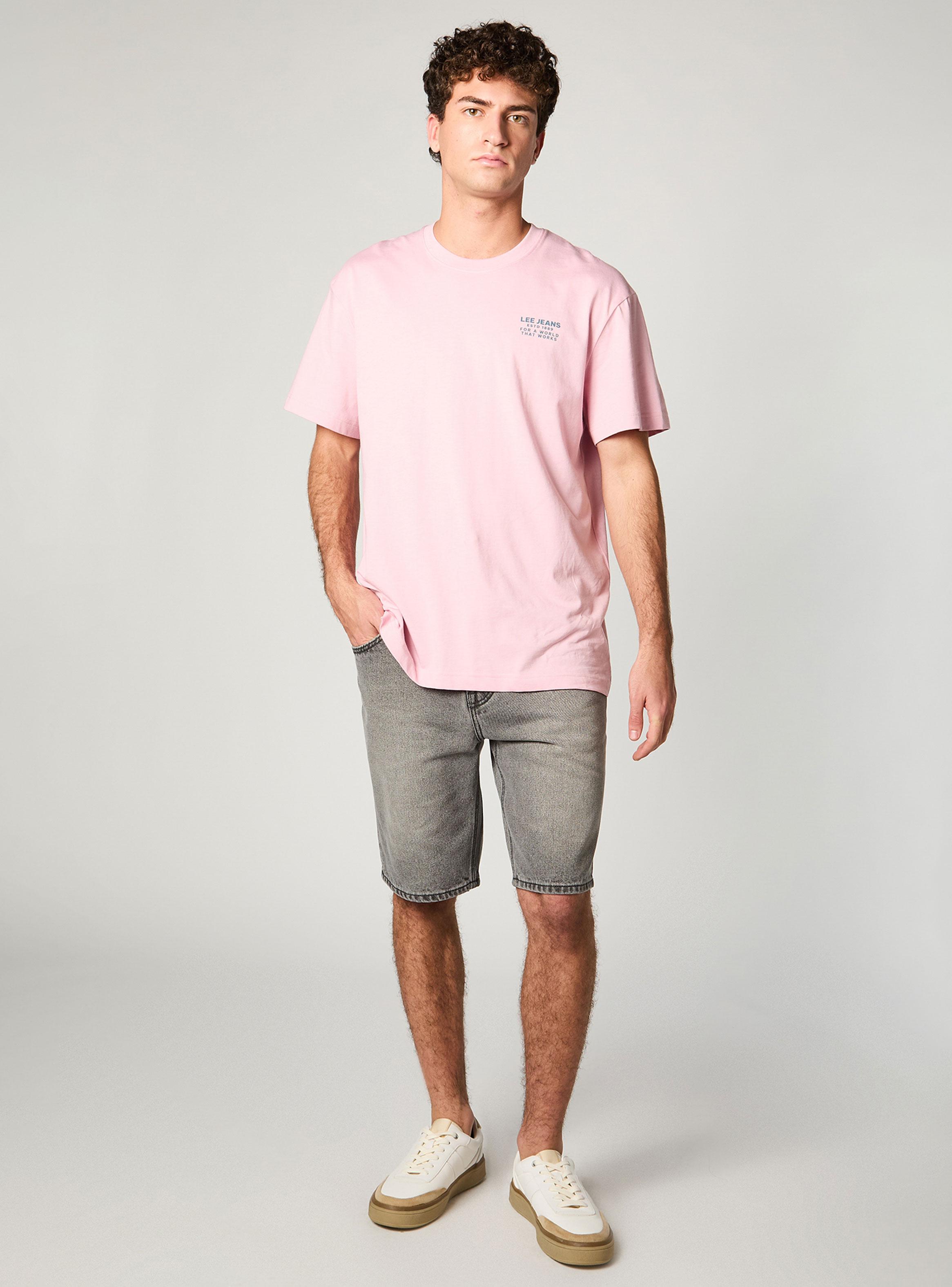 Short Tiro Medio Denim-4