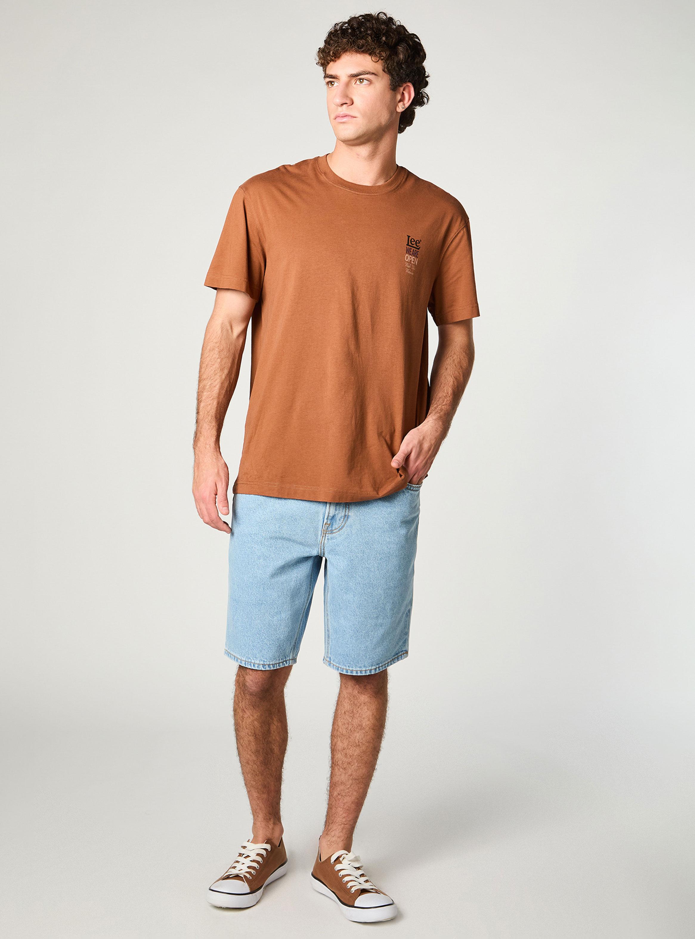 Short Denim Tiro Medio-4