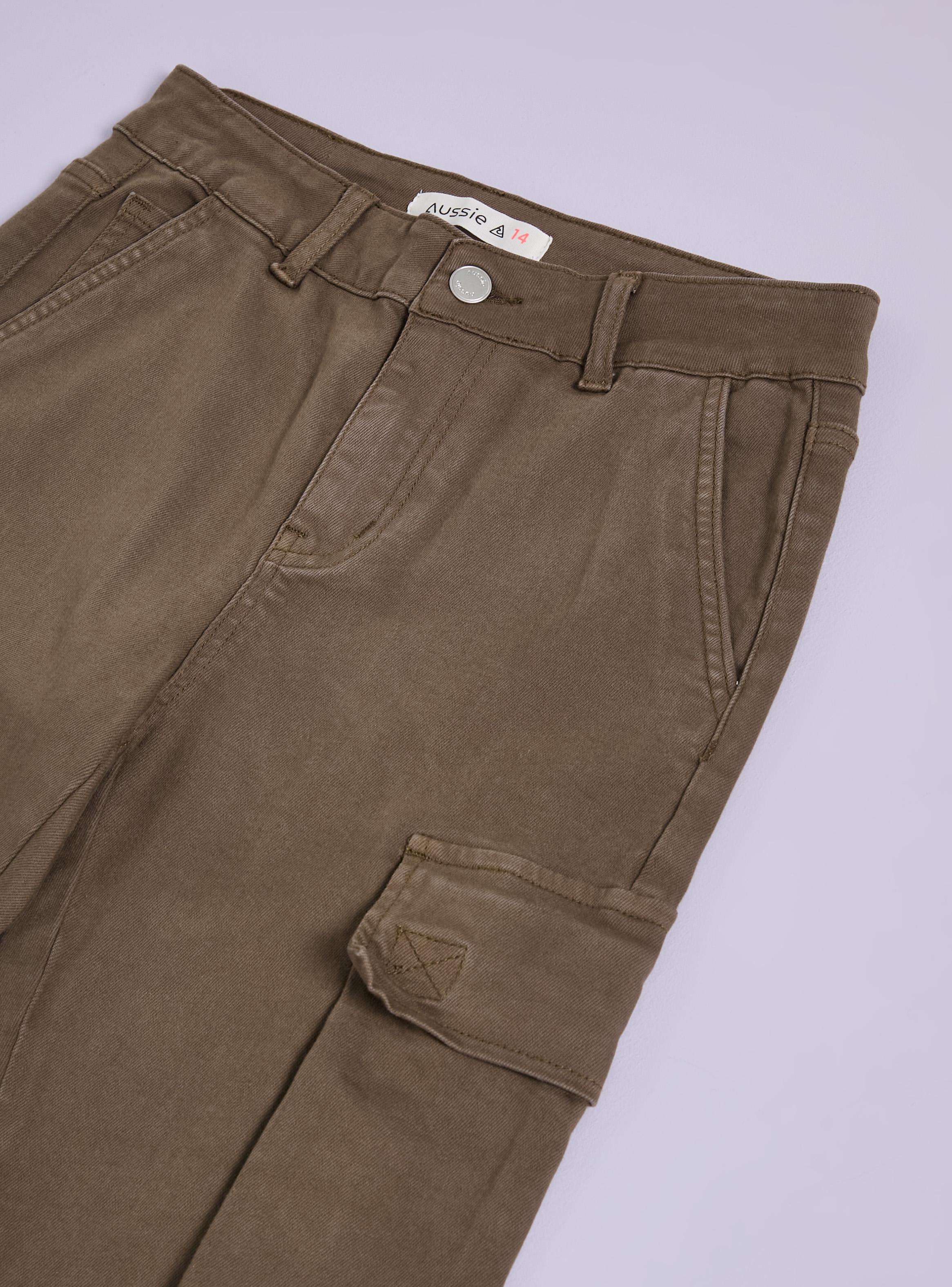 Pantalón con Bolsillos Cargo Delantero-3