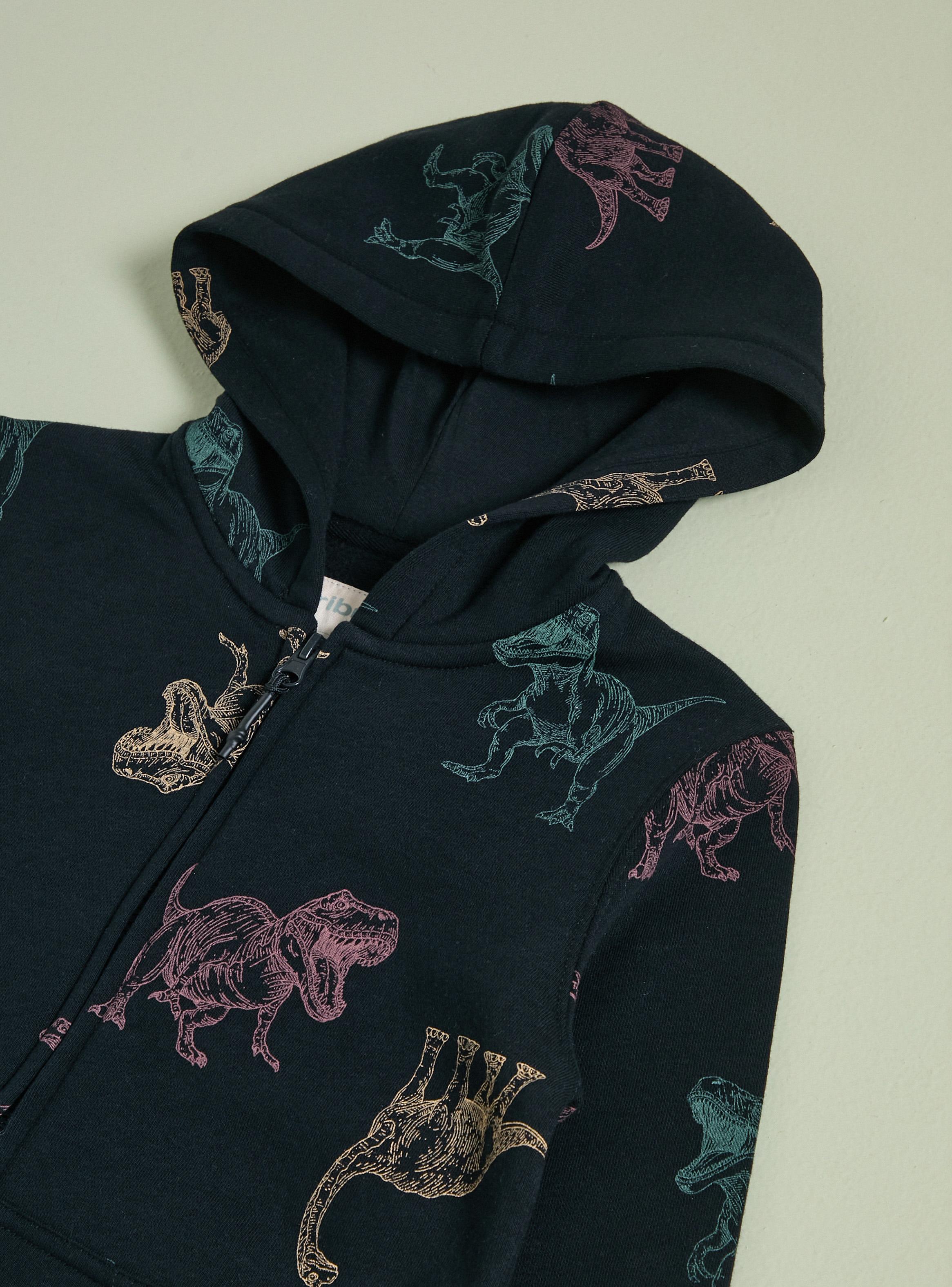 Polerón Abierto Full Estampado Niño-3