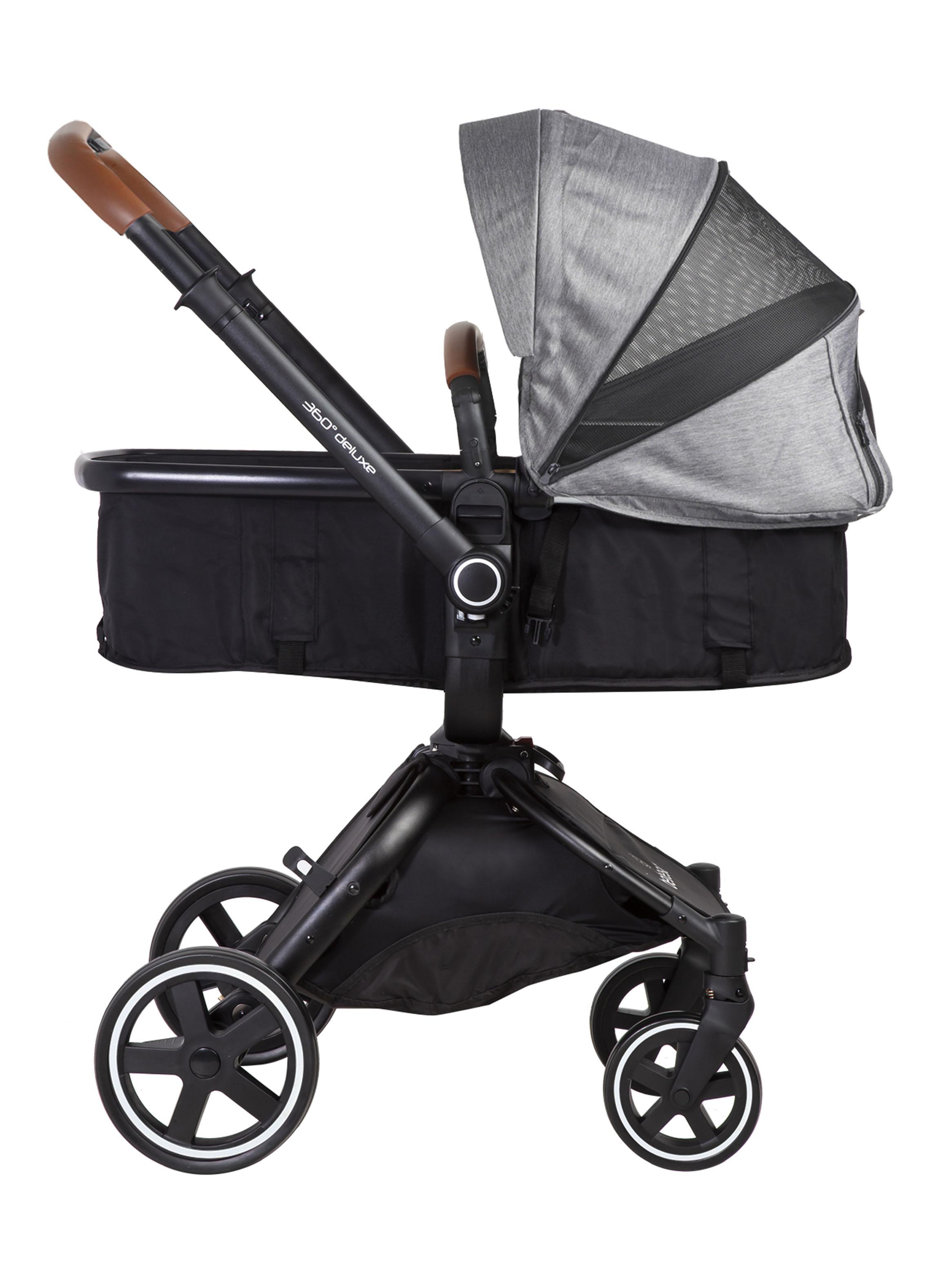 Coche Travel System Deluxe 360° Sx Gris Bebesit-2