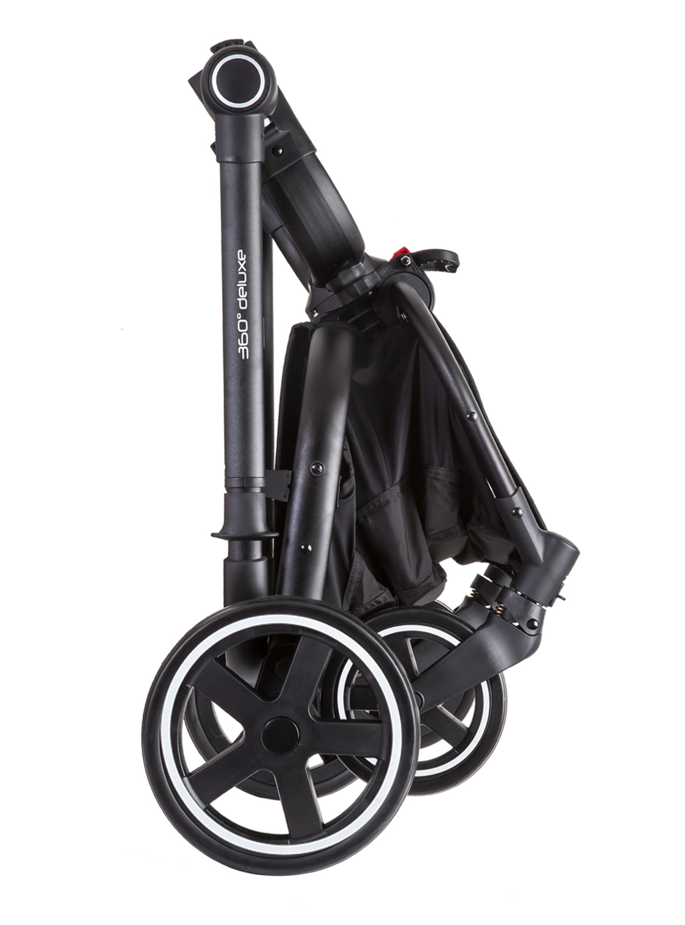 Coche Travel System Deluxe 360° Sx Gris Bebesit-4