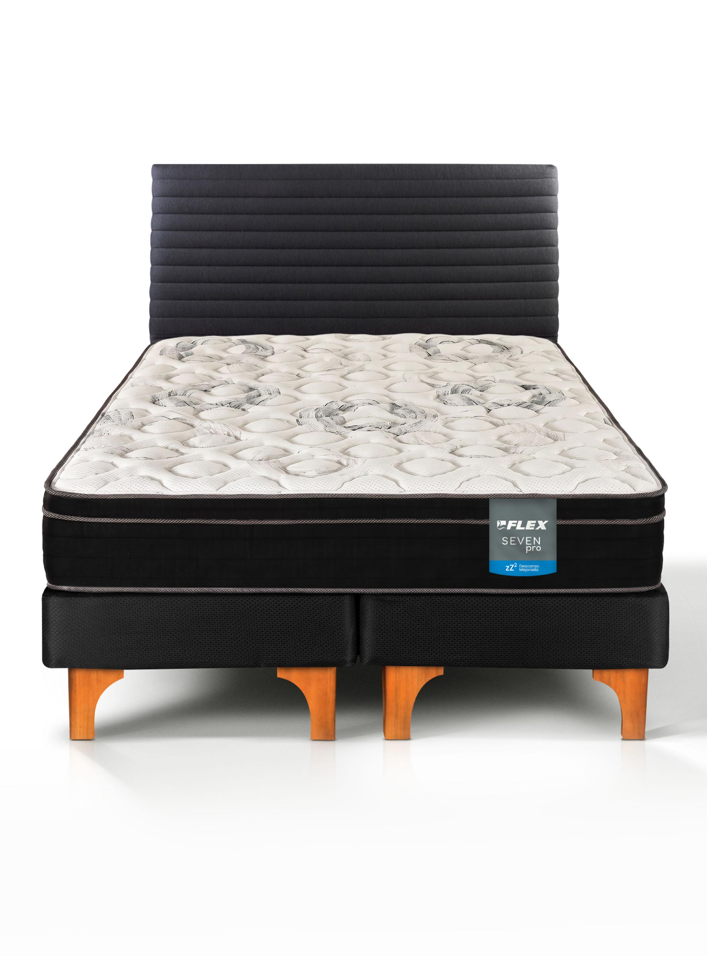 Cama Europea Seven Pro King + Respaldo Modern-1