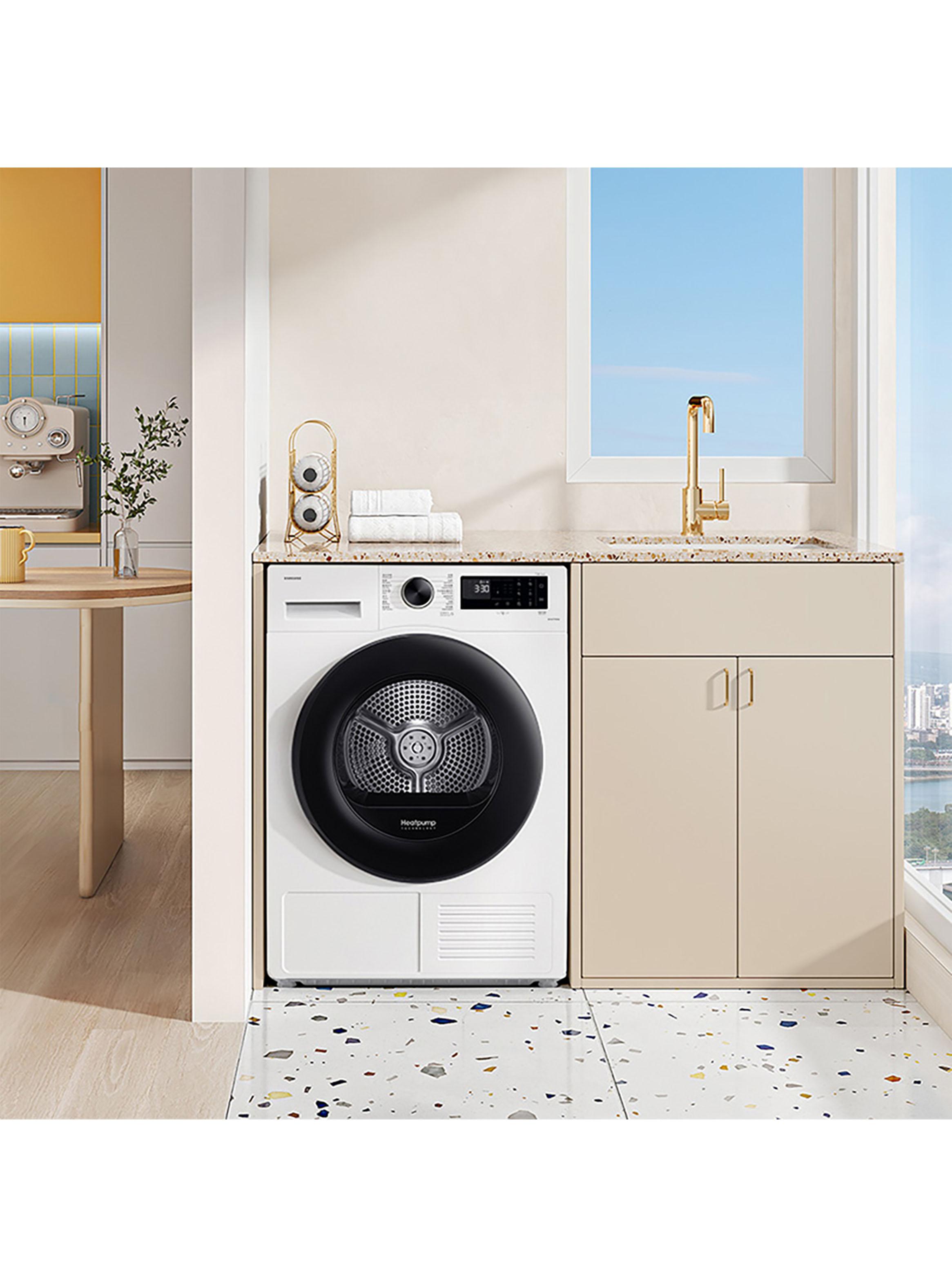 Secadora Frontal 9 Kg Bomba de Calor con SmartThings DV90CGC2A0AEZS-8