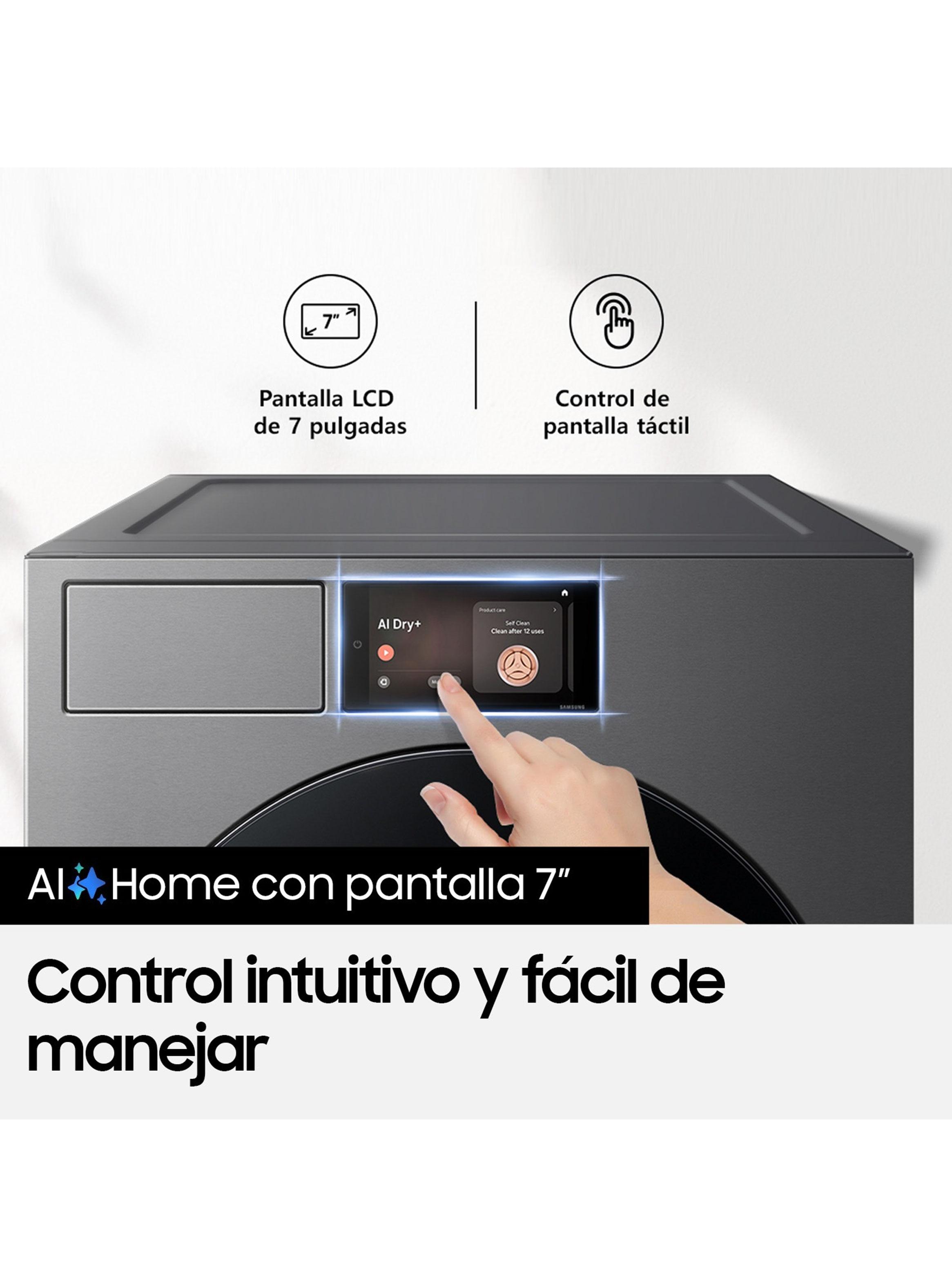 Secadora Frontal 17 Kg Bespoke AI con Bomba de Calor DV90F17CDSZS-6